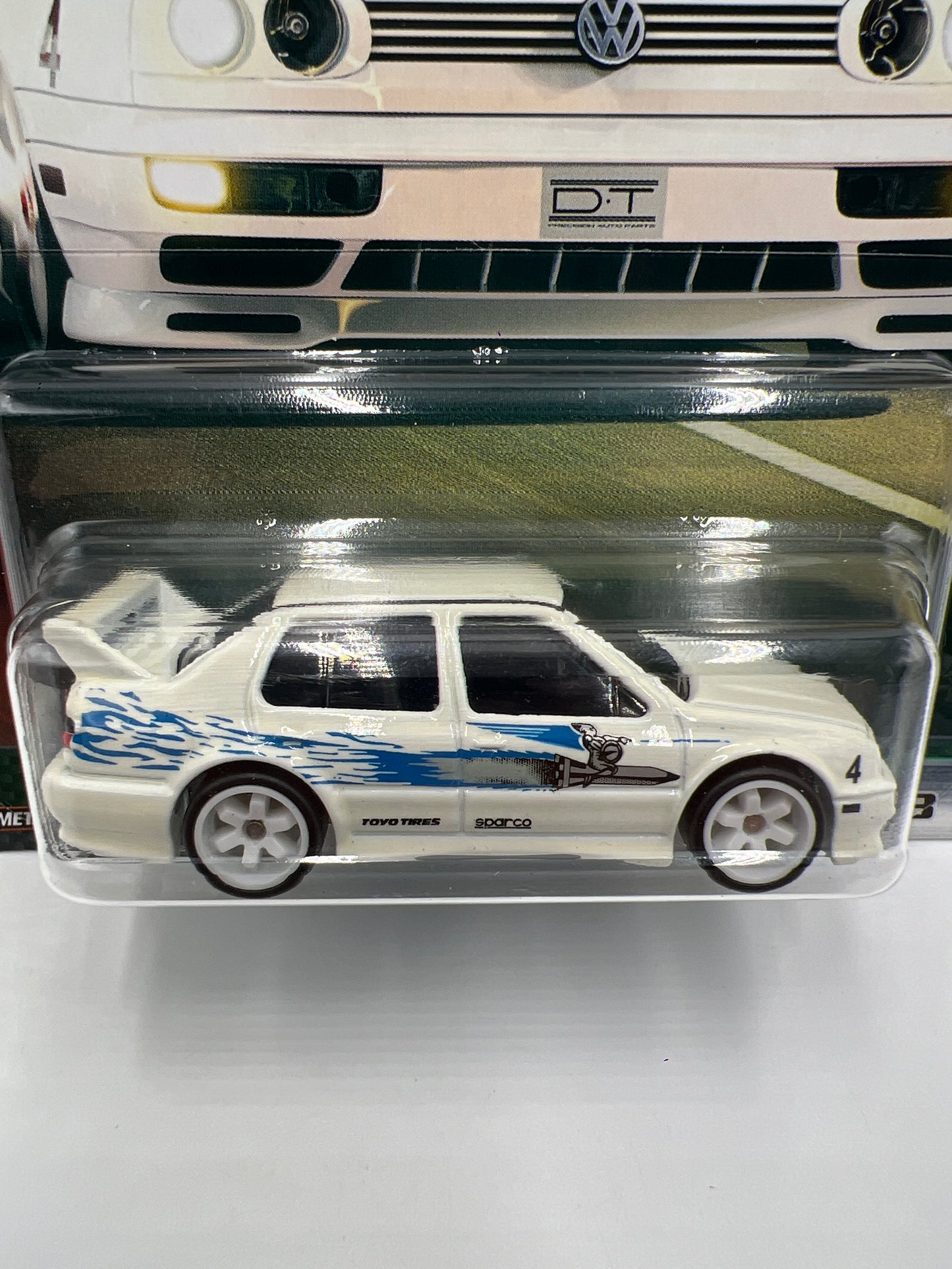 Hot Wheels Premium Fast & Furious Original Fast #4 Volkswagen Jetta MK3 White W/Protector