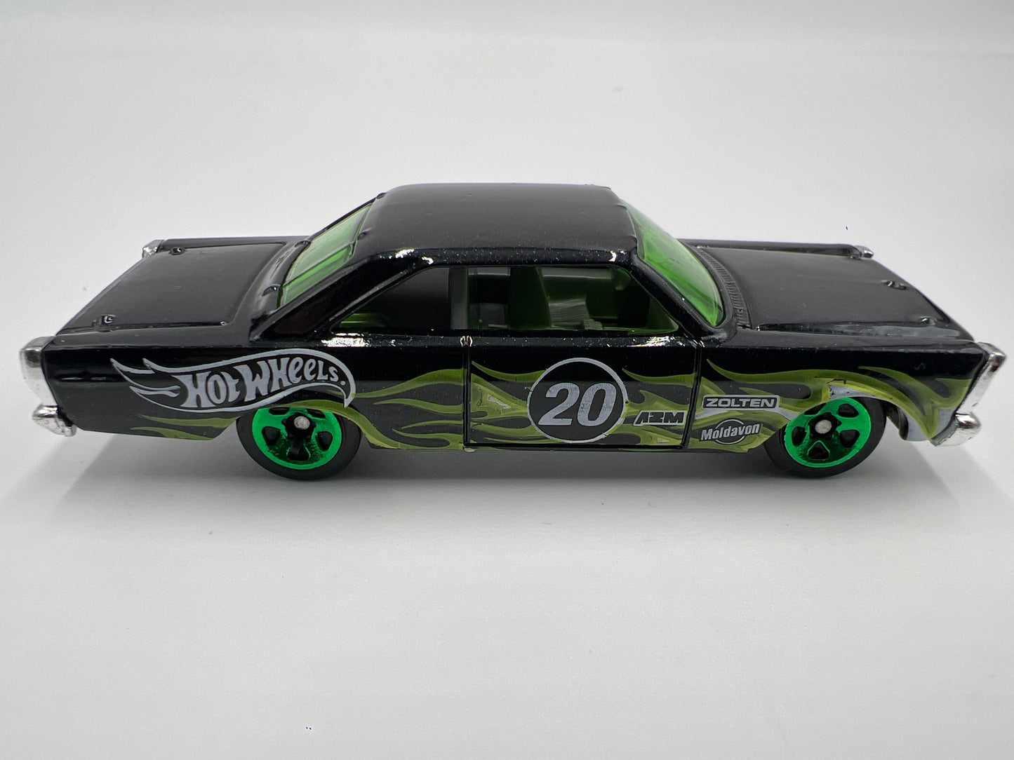 Hot Wheels 1/64 65 Ford Galaxie 500 Black Loose