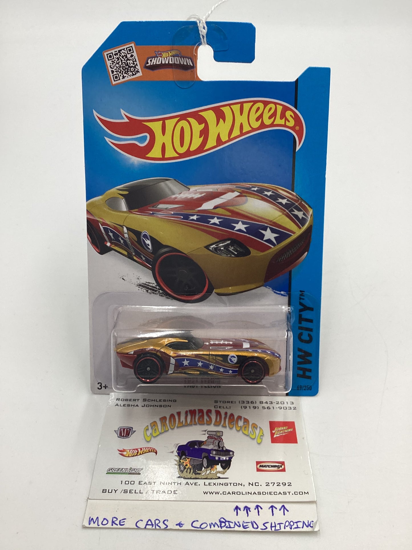 2015 Hot Wheels Treasure Hunt #69 Fast Felion Gold International Card