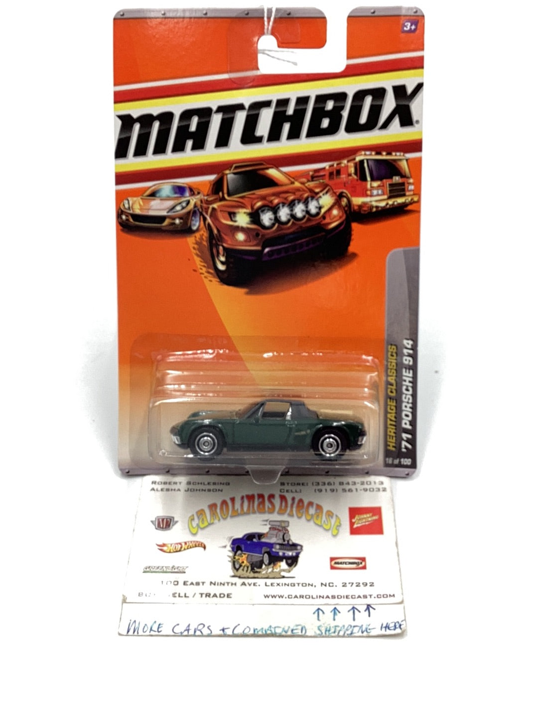 2010 Matchbox #16 71 Porsche 914 215A