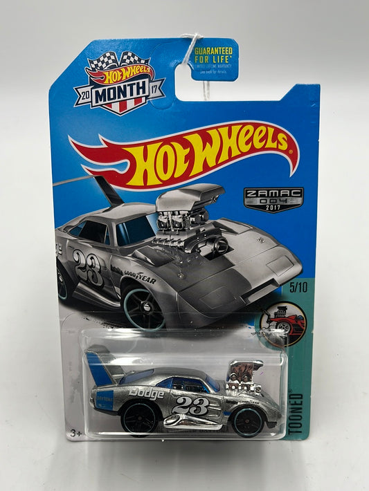 2017 Hot Wheels Zamac Dodge Charger Daytona #4 143E