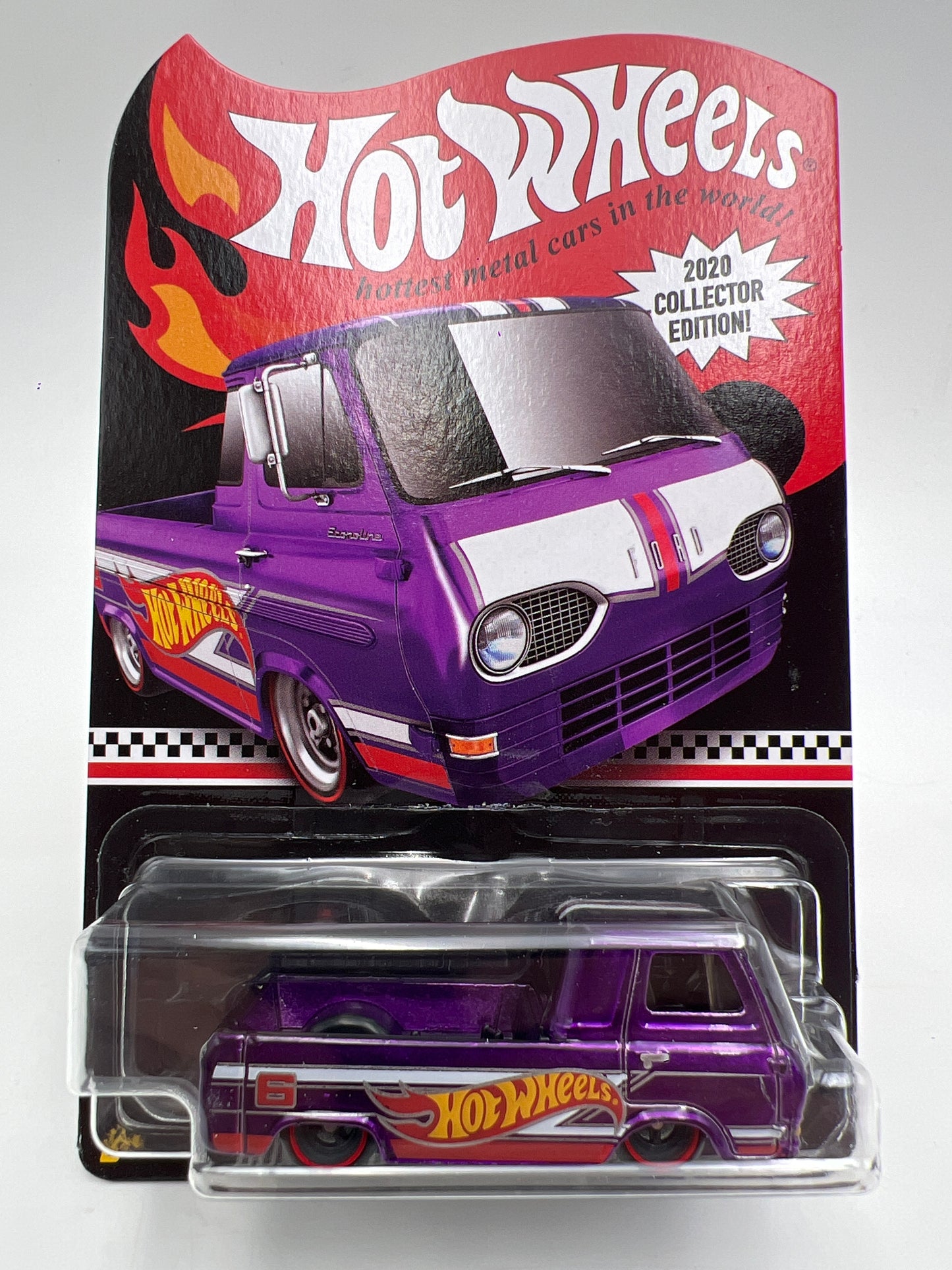 2020 Hot Wheels RLC Mail In #6 60s Ford Econoline Pickup Purple W/Protector