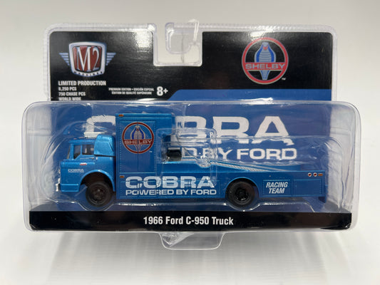 M2 Machines Ramp Truck Cobra Racing Team 1966 Ford C-950 Truck Blue 199B