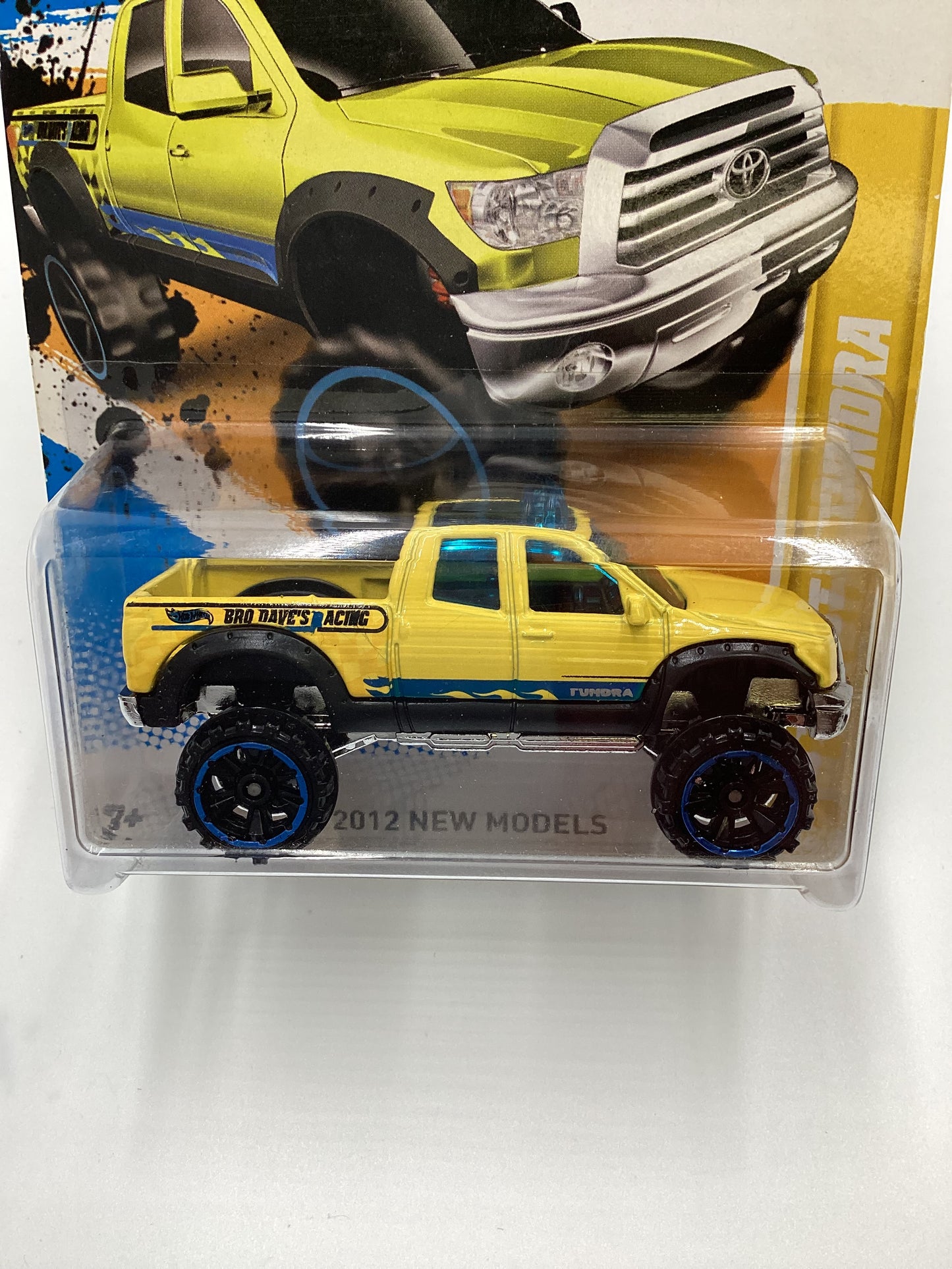 2012 Hot Wheels #40 10 Toyota Tundra Yellow