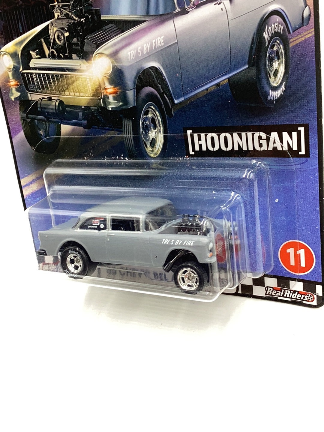 Hot Wheels Boulevard #11 55 Chevy Bel Air gasser Hoonigan