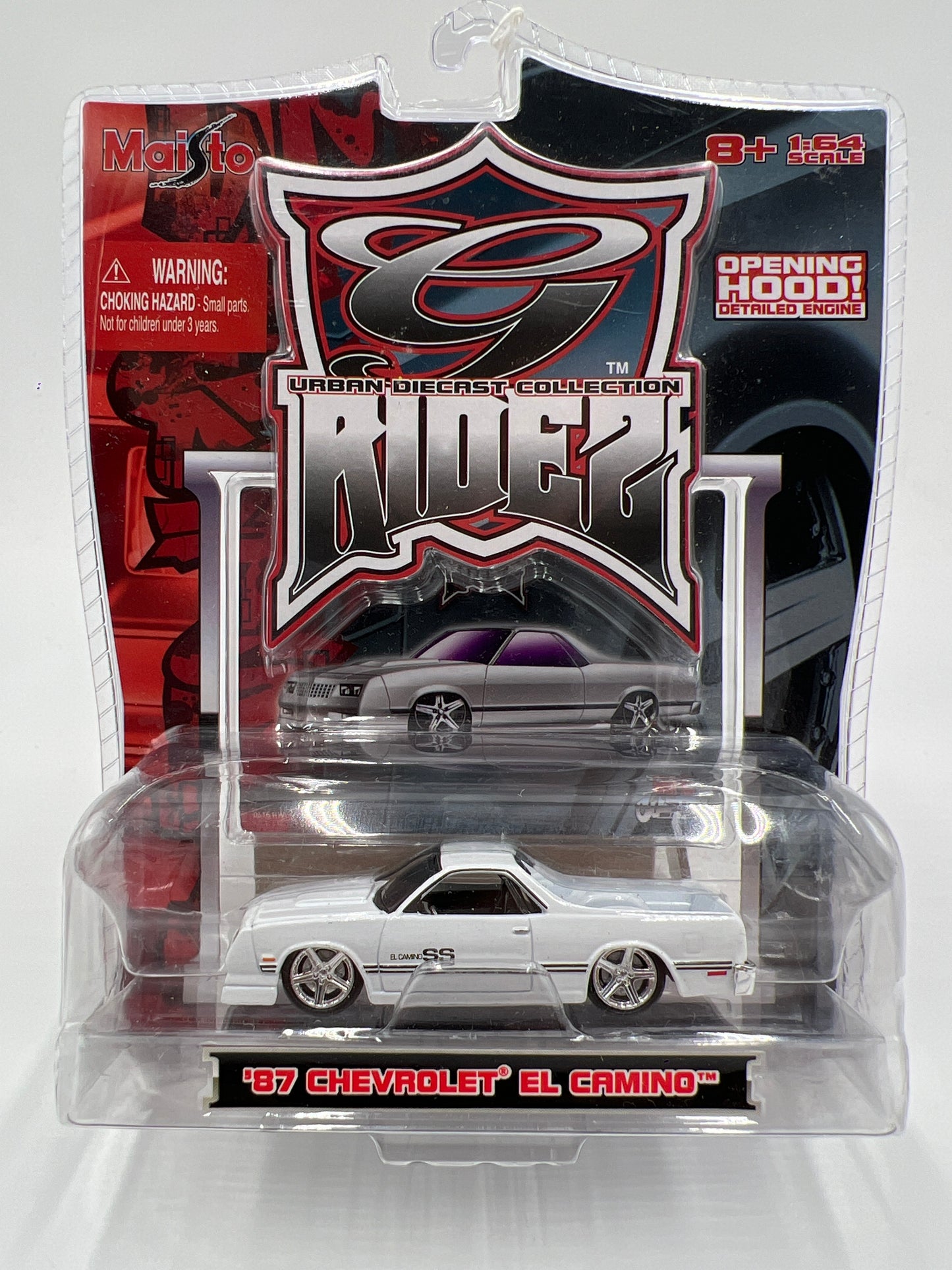 Maisto G Ridez 87 Chevrolet El Camino White