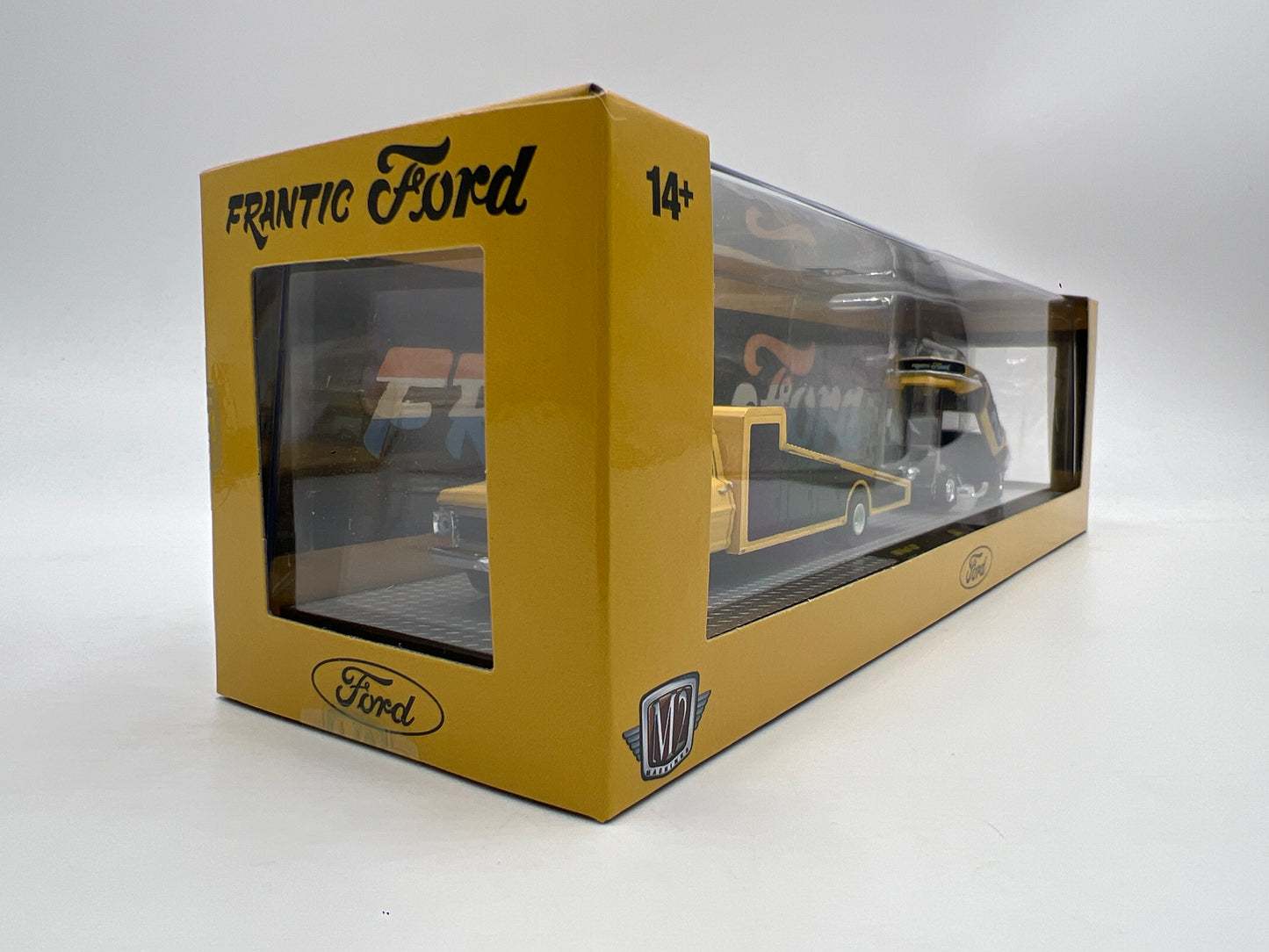 2025 M2 Machines Auto Haulers 1969 Ford F-350 & Mustang Funny Car Frantic Ford S44