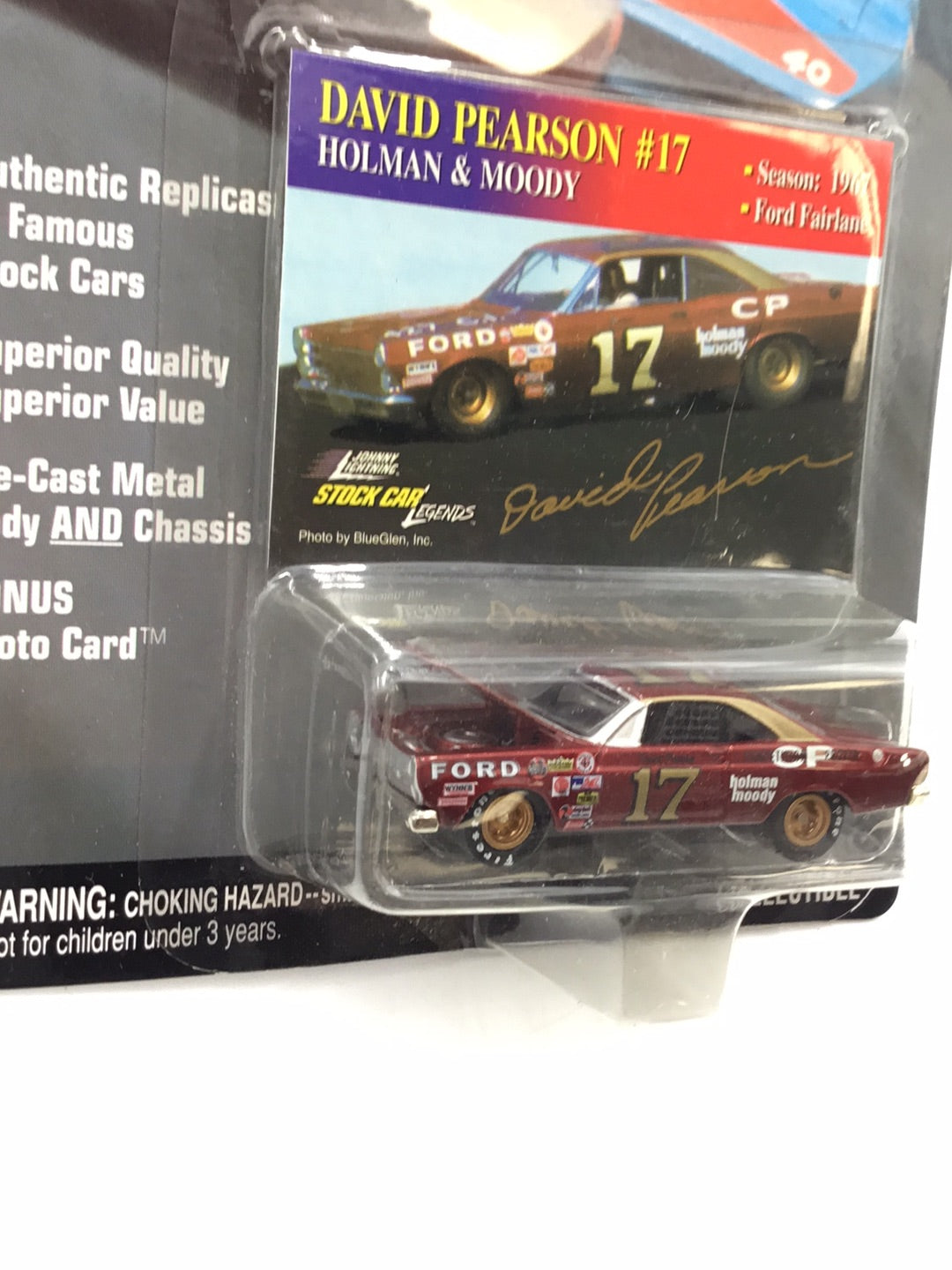 Johnny lightning Stock Car Legends #17 David Pearson Ford Fairlane