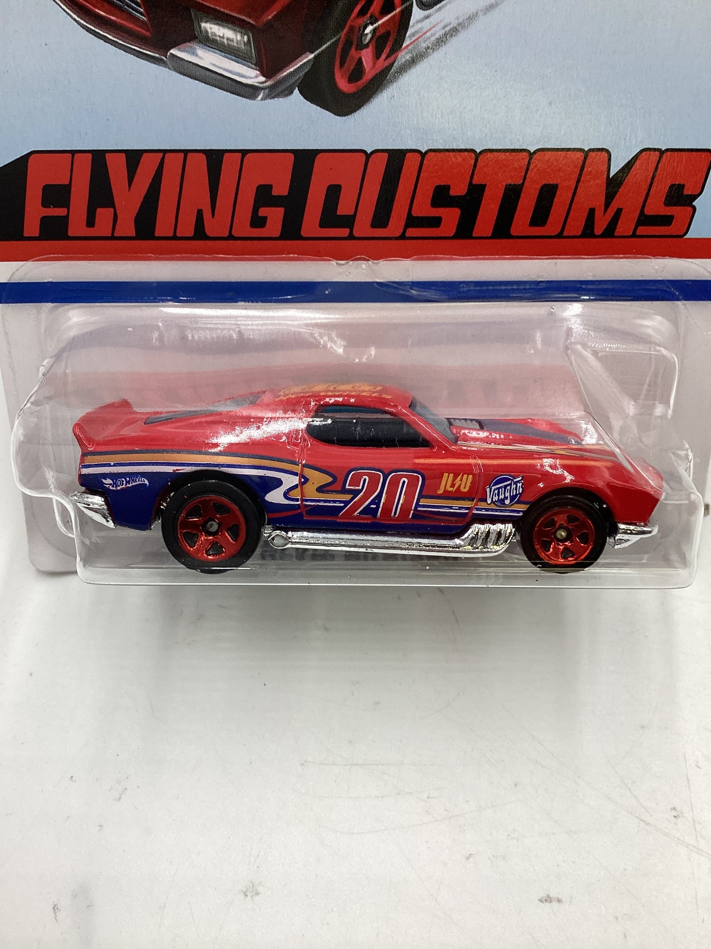 Hot Wheels Target Exclusive Flying Customs Blvd. Bruiser Red Cracked Blister 152i