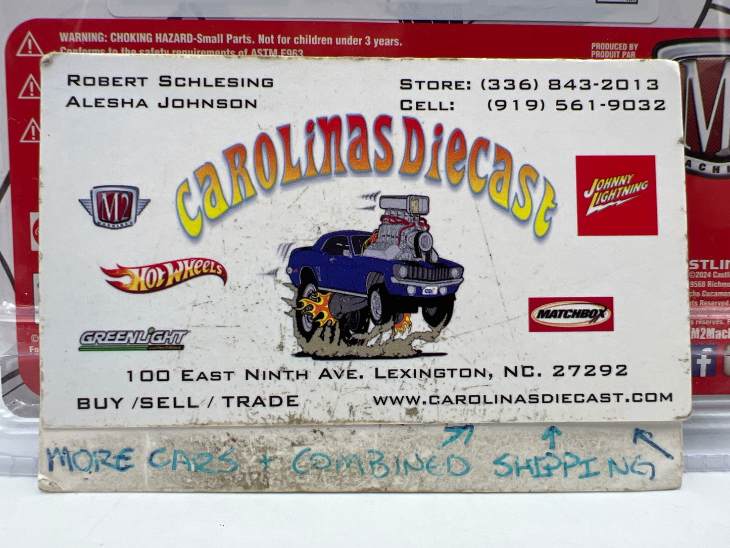 M2 Machines SK09 CHASE Coca Cola 1988 Ford Mustang GT Blue