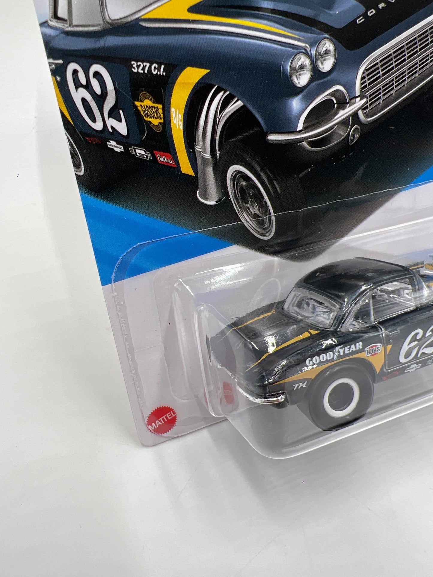 2025 Hot Wheels Factory Sealed Super Treasure Hunt #182 62 Corvette Gasser W/Protector