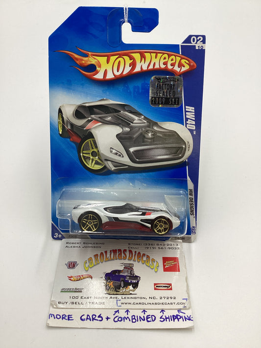 2009 Hot Wheels #098 HW40 White Factory Sealed HH5