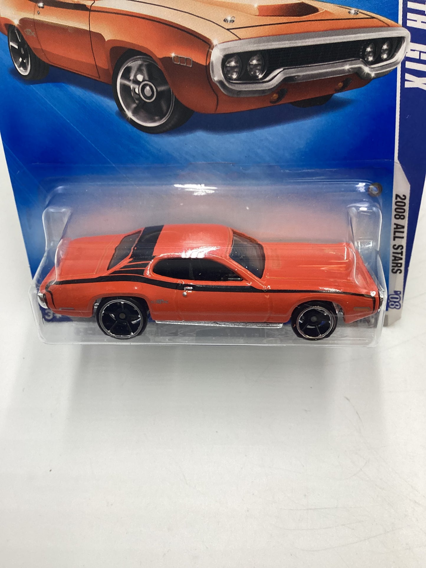 2008 Hot Wheels All Stars #60 Plymouth GTX Orange 55H