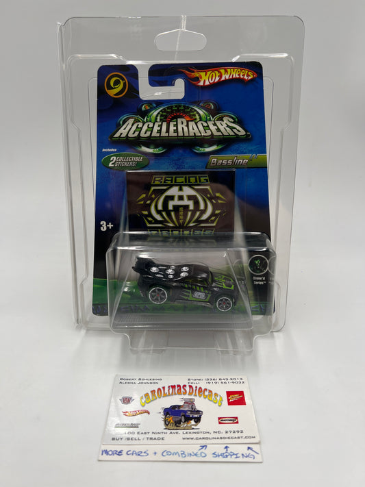 Hot Wheels Acceleracers Second Generation Bassline Black W/Protector VHTF