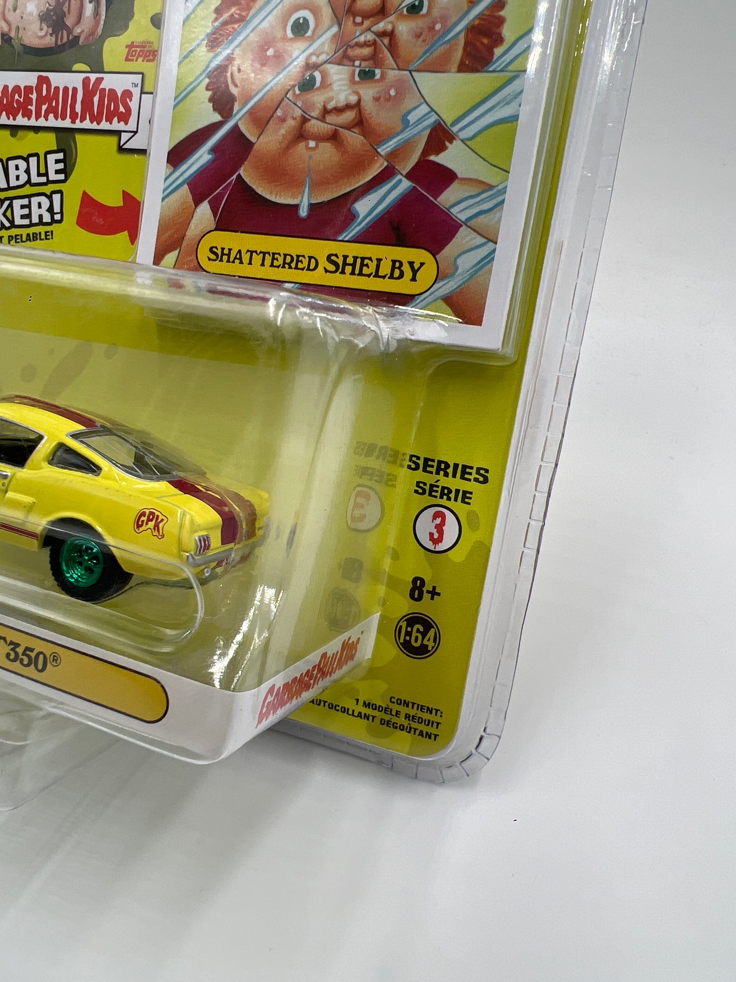 Greenlight Garbage Pail Kids Series 3 CHASE 1966 Shelby GT350 Yellow