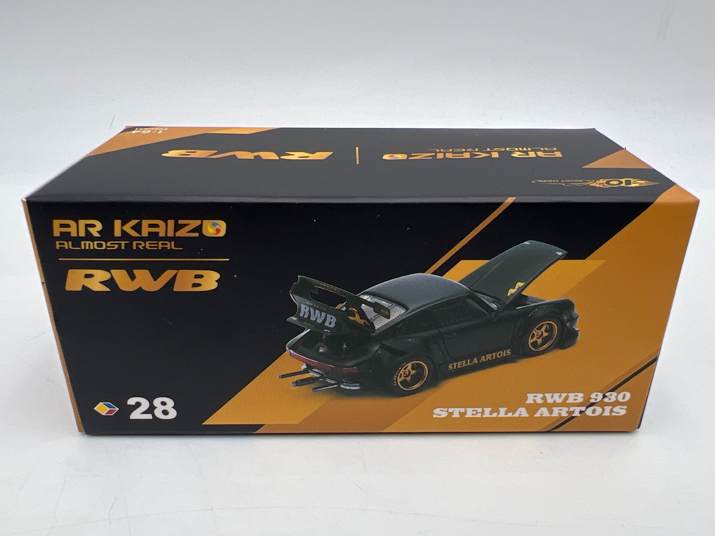 Almost Real Kaizo #28 Porsche RWB 930 Stella Artois Matte Black