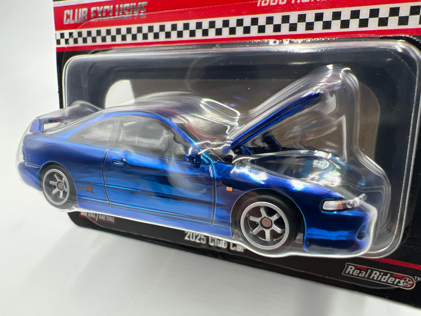 2025 Hot Wheels RLC Club Exclusive 1995 Honda Integra Type R Blue W/Patch & Pin and Protector