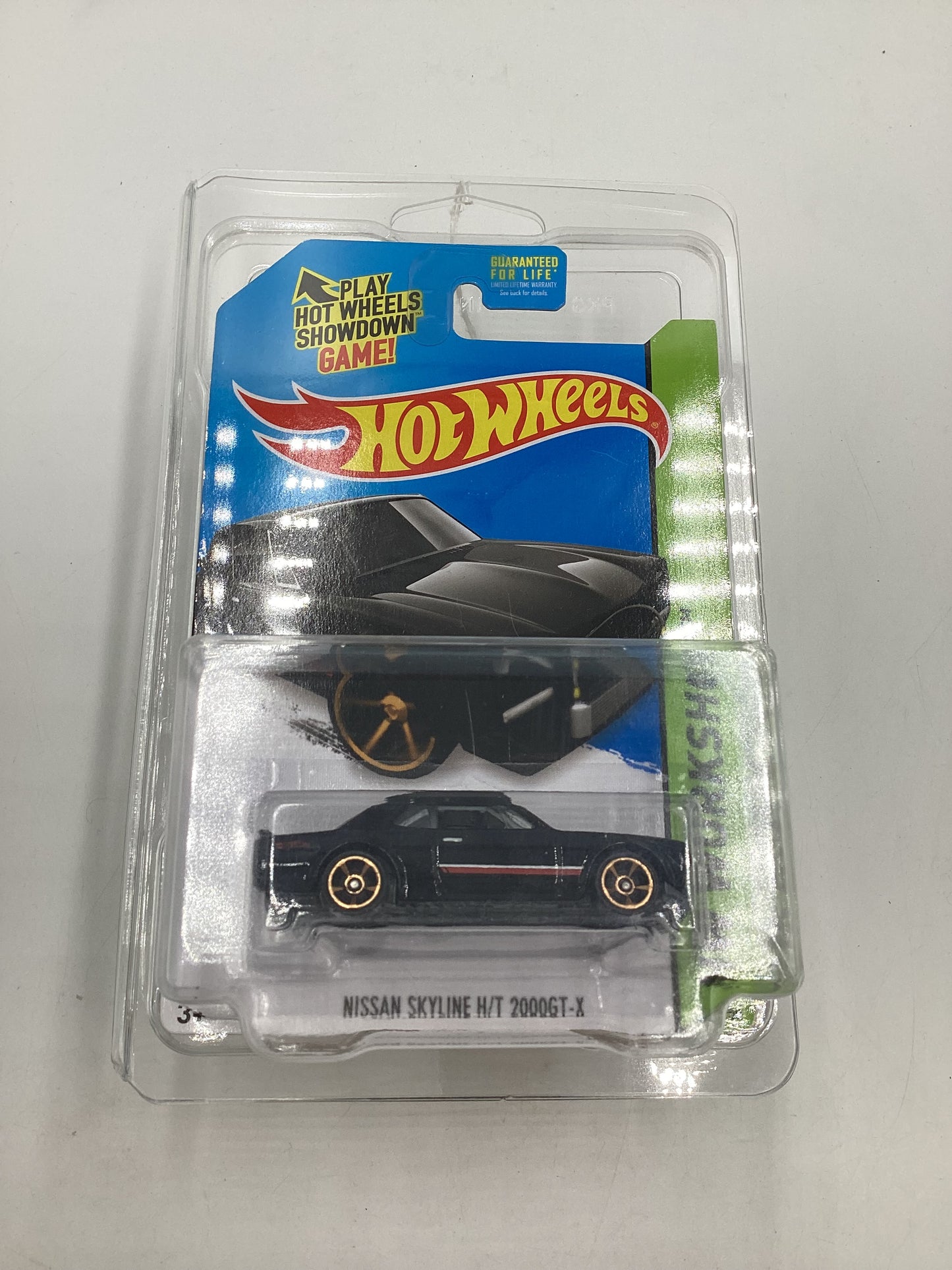 2014 Hot Wheels Workshop #225 W/ Roll Cage Nissan Skyline H/T 2000GT-X with protector