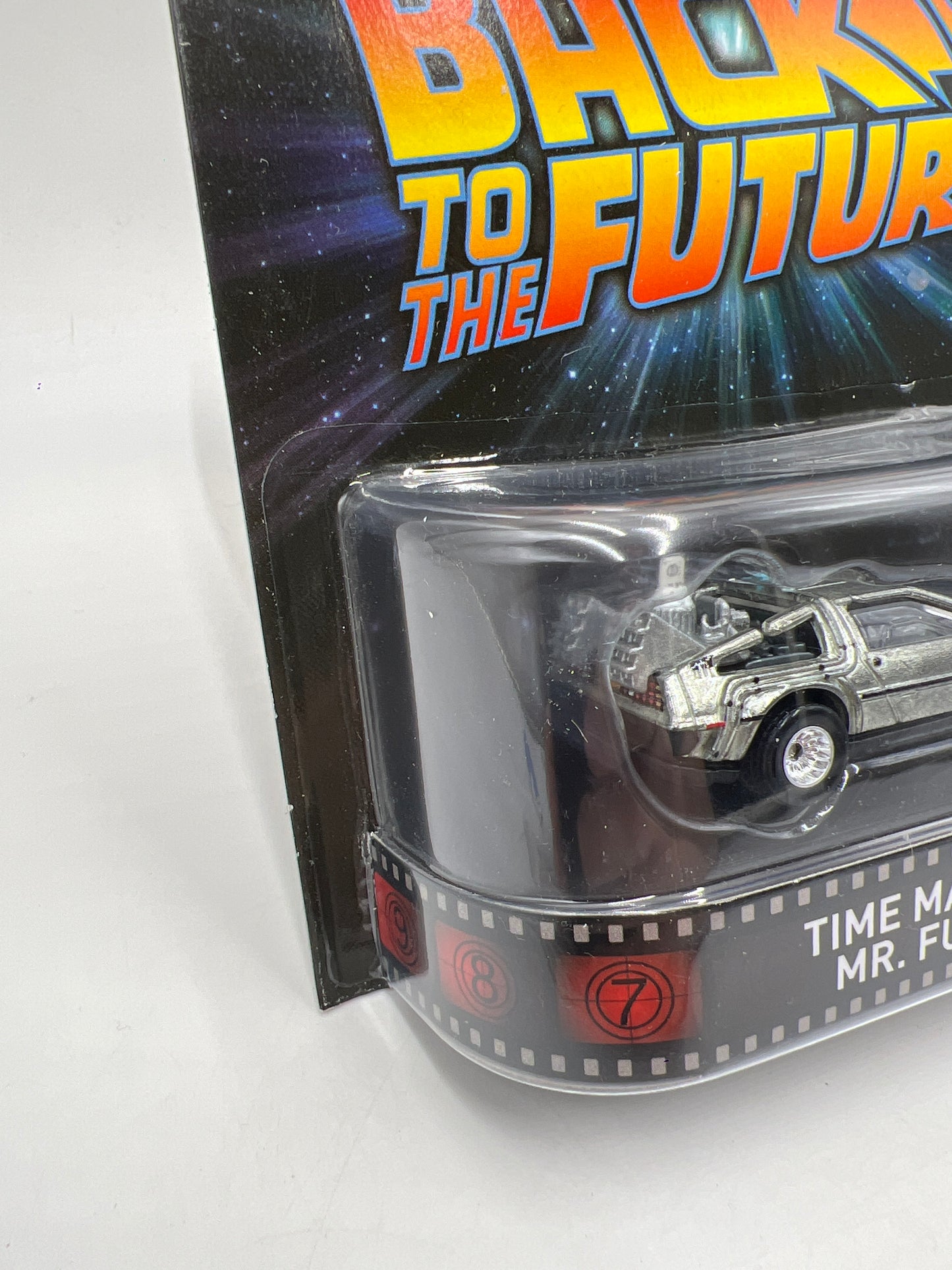 Hot Wheels Premium Retro Entertainment Back To The Future Time Machine Mr Fusion W/Protector