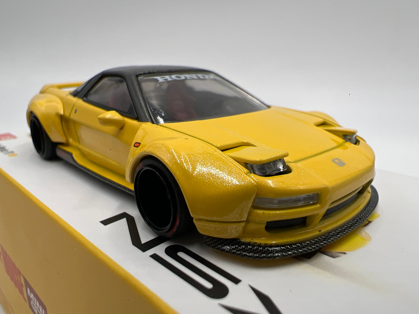 Mini GT Kaido House #108 Honda NSX Kaido Works V1 Yellow