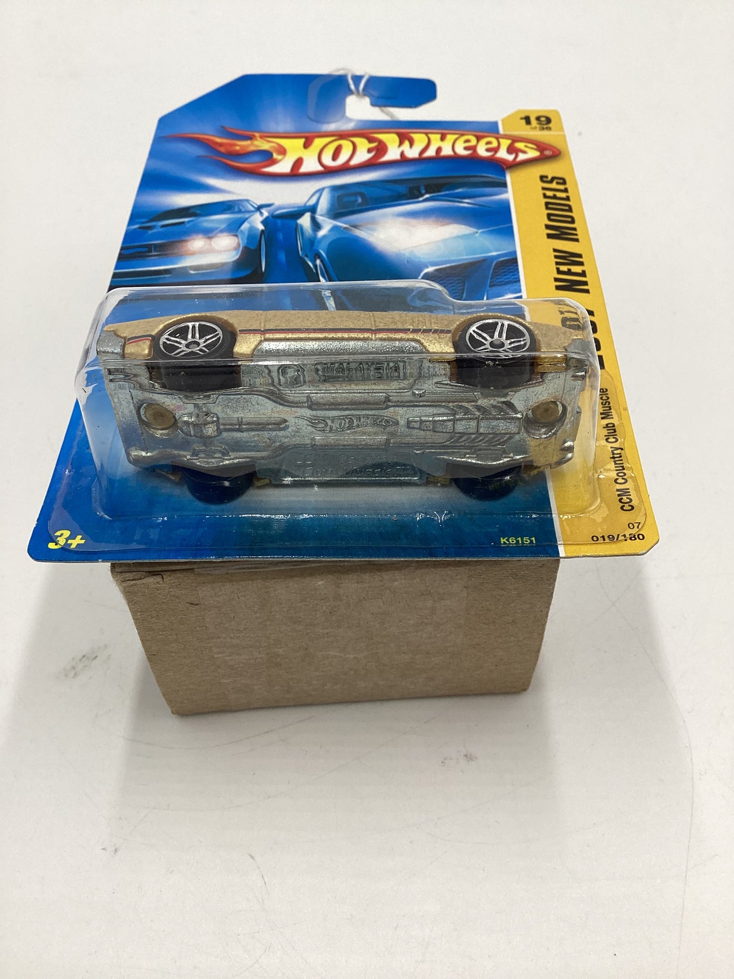 2007 Hot Wheels New Models #19 CCM Country Club Muscle Gold 48i
