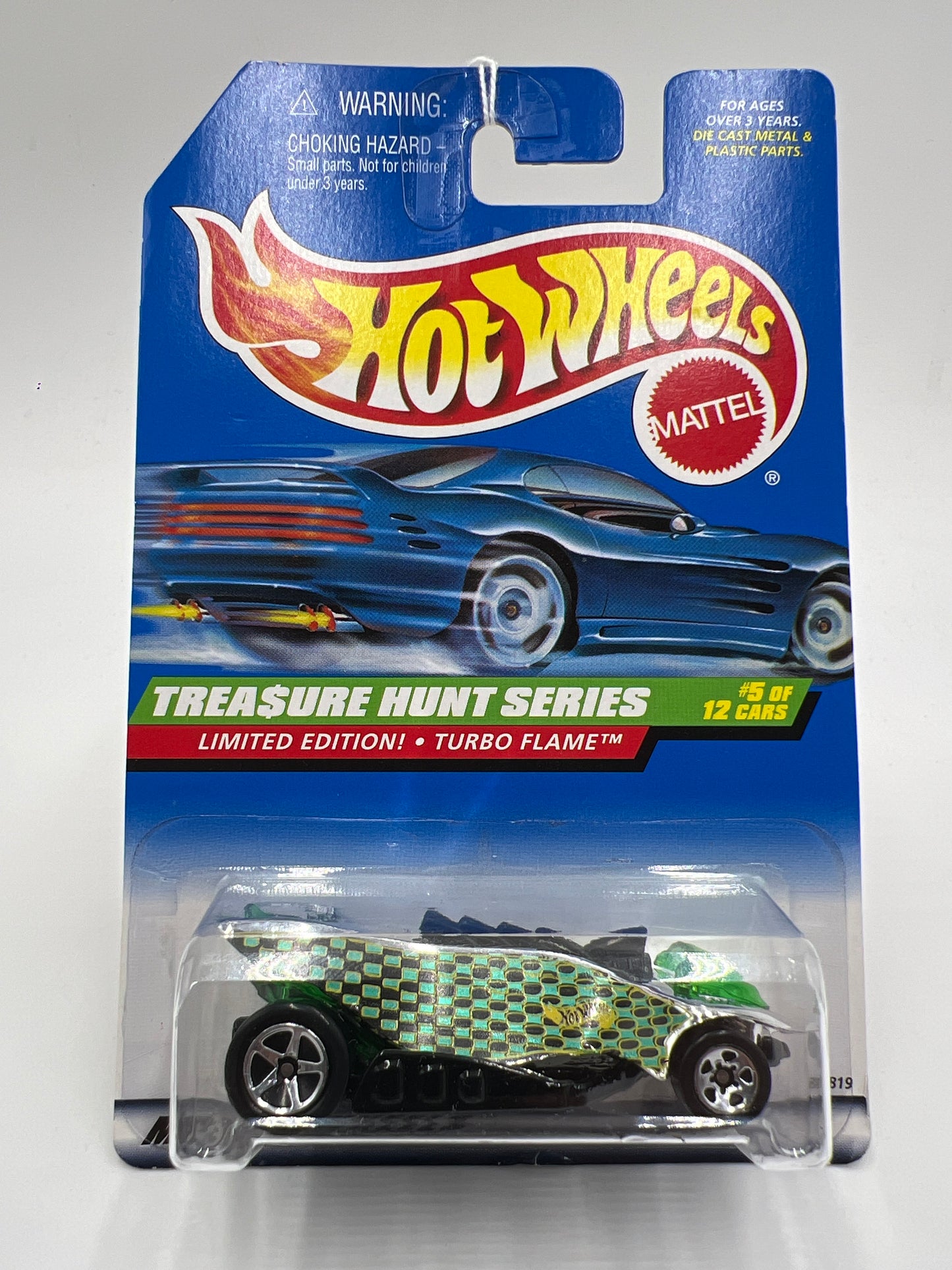 1998 Hot Wheels Treasure Hunt #753 Turbo Flame 283i