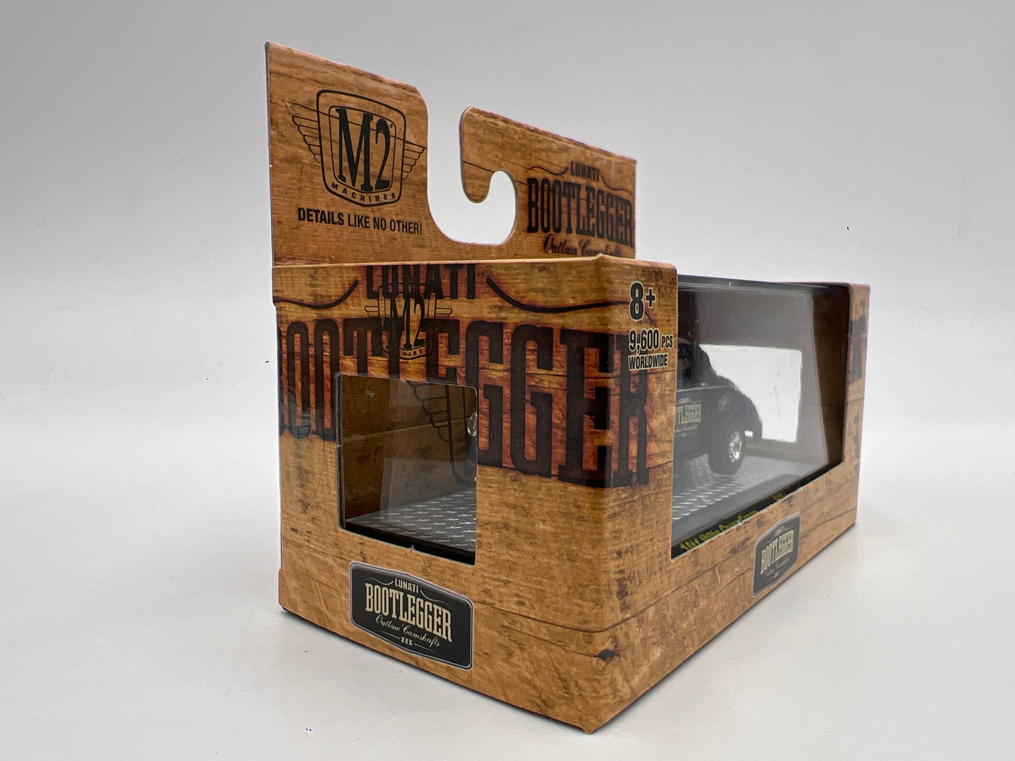 M2 Machines Lunati Bootlegger 1941 Willys Coupe Gasser Black S48