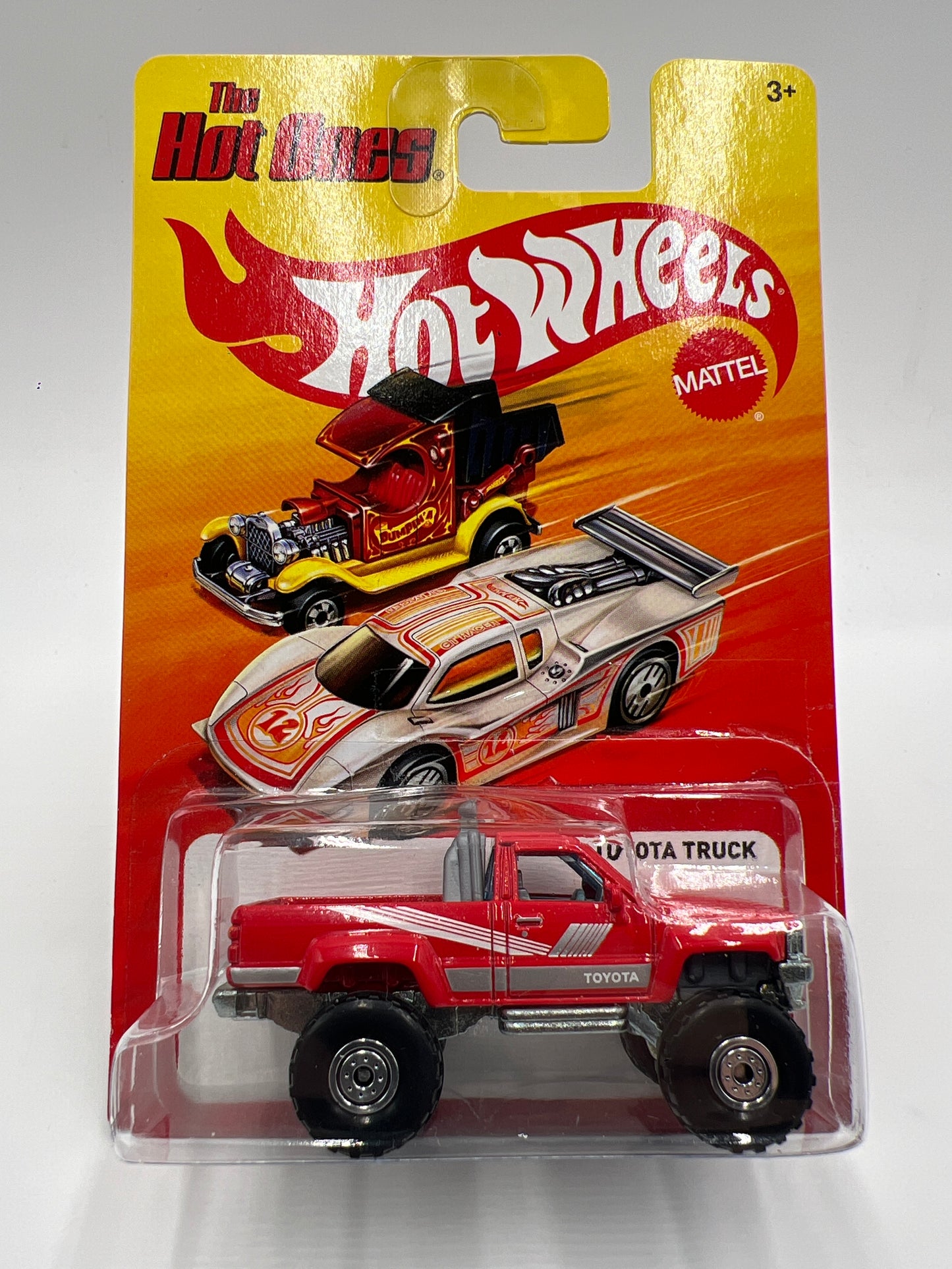 2011 Hot Wheels The Hot Ones Target Exclusive 87 Toyota Truck Red W/Protector VHTF Taped Blister