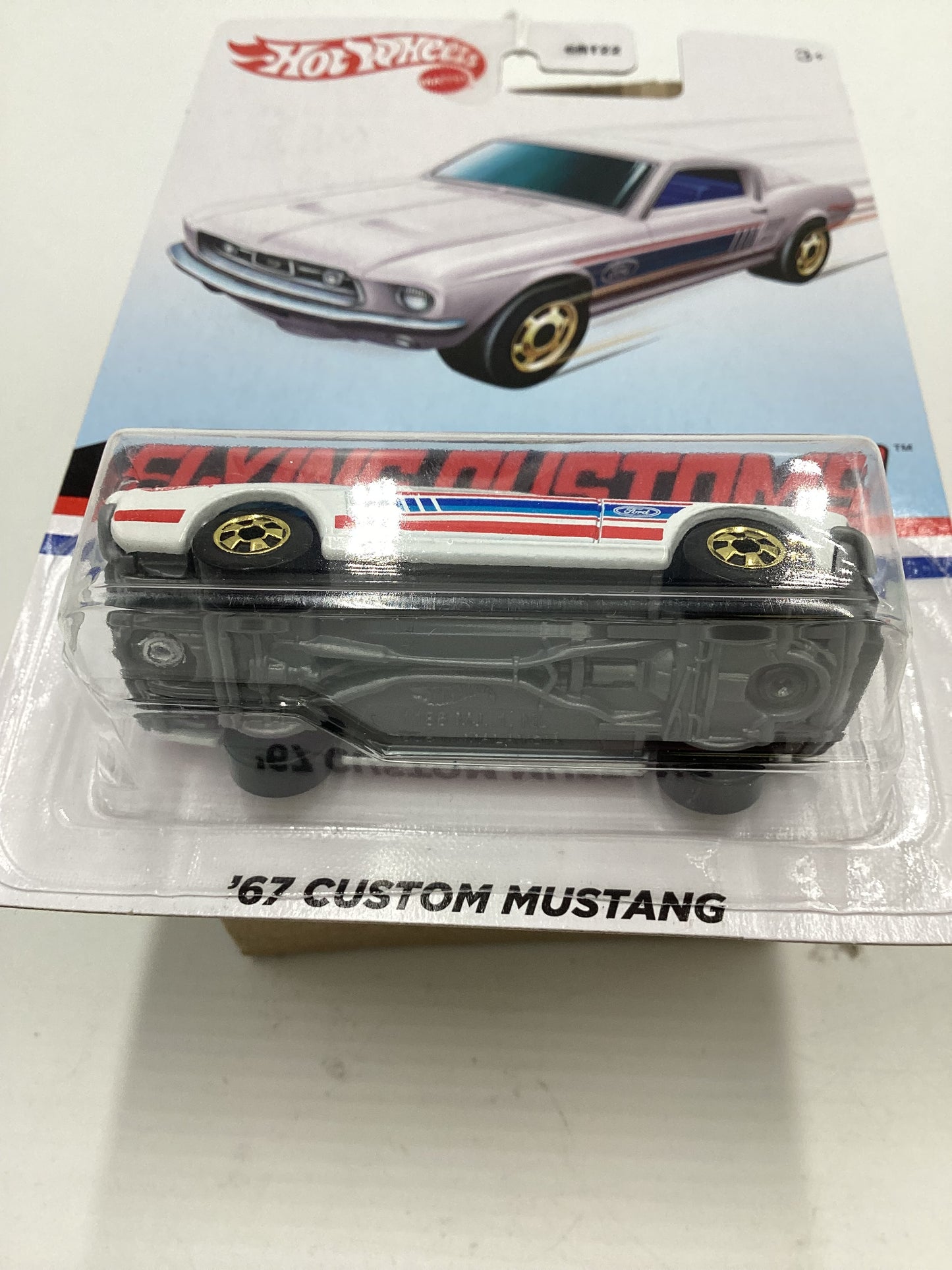 Hot Wheels Target Exclusive Flying Customs 67 Custom Mustang White