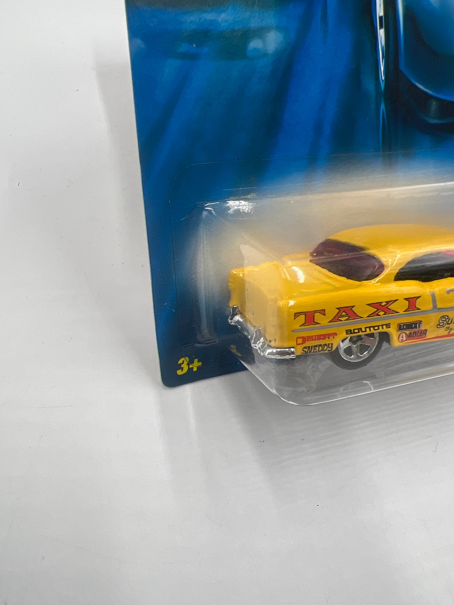 2007 Hot Wheels Taxi Rods #050 1955 Chevy Bel Air Yellow 17F