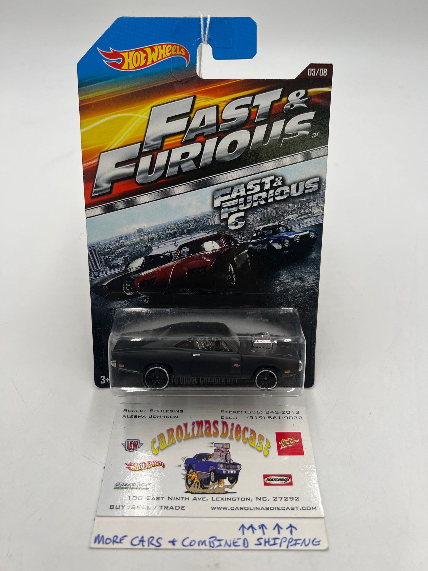 2014 Hot Wheels Fast and Furious #3 70 Dodge Charger R/T 74G