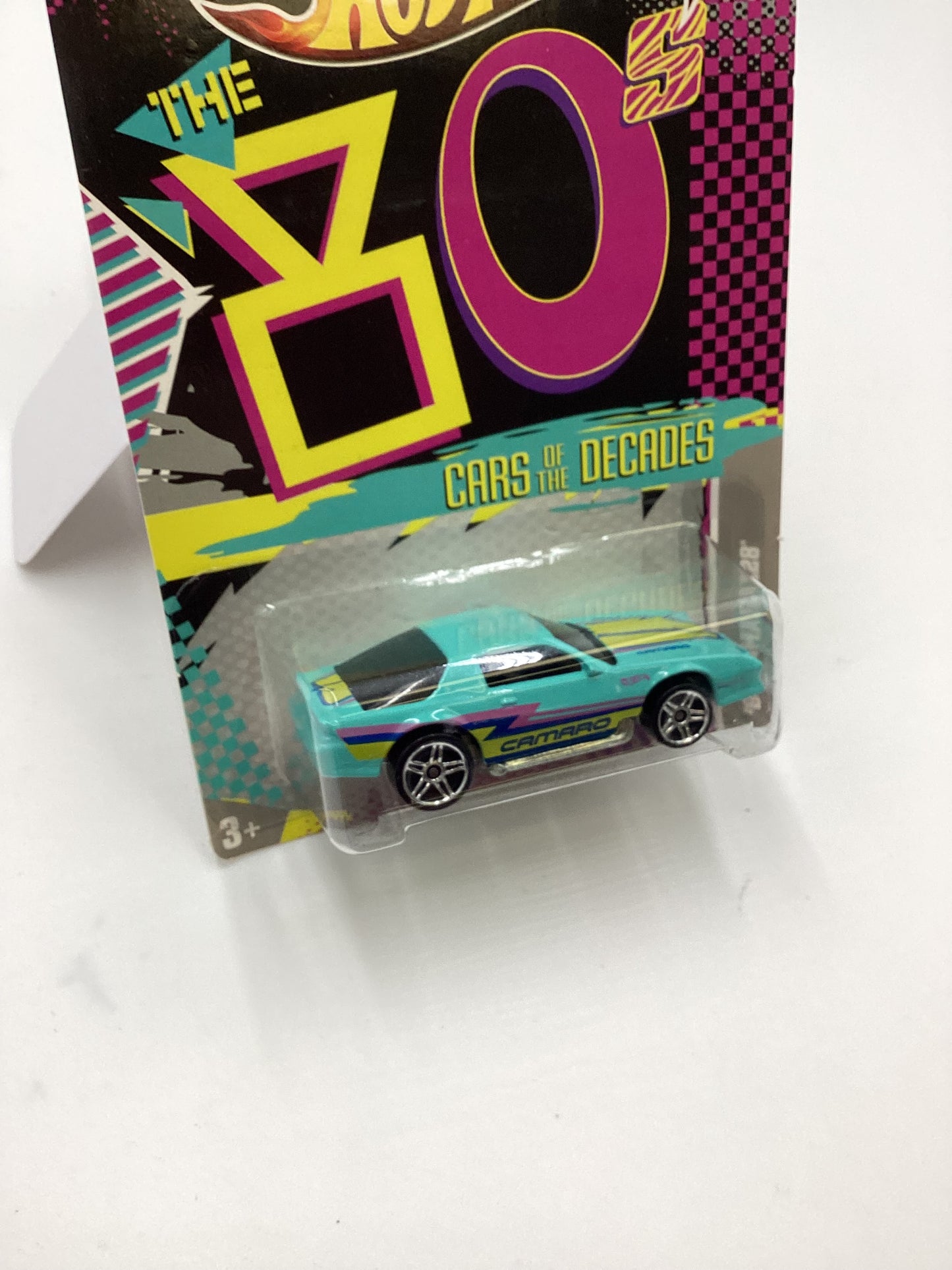 2011 Hot Wheels Cars of the Decades The 80s #23 80 Camaro Z28 Light Blue 157G