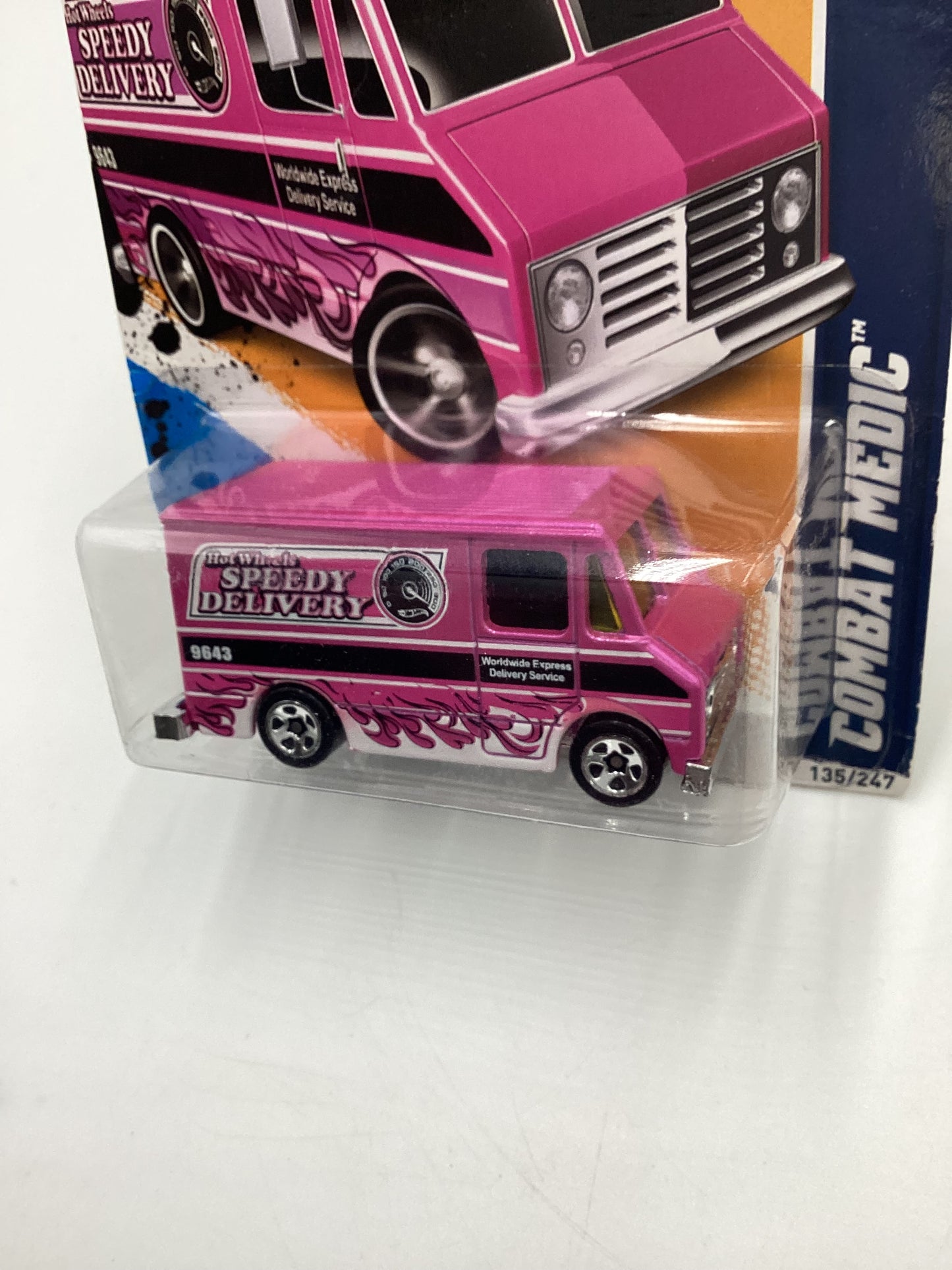 2012 Hot Wheels #135 Combat Medic Pink Walmart Exclusive 239A