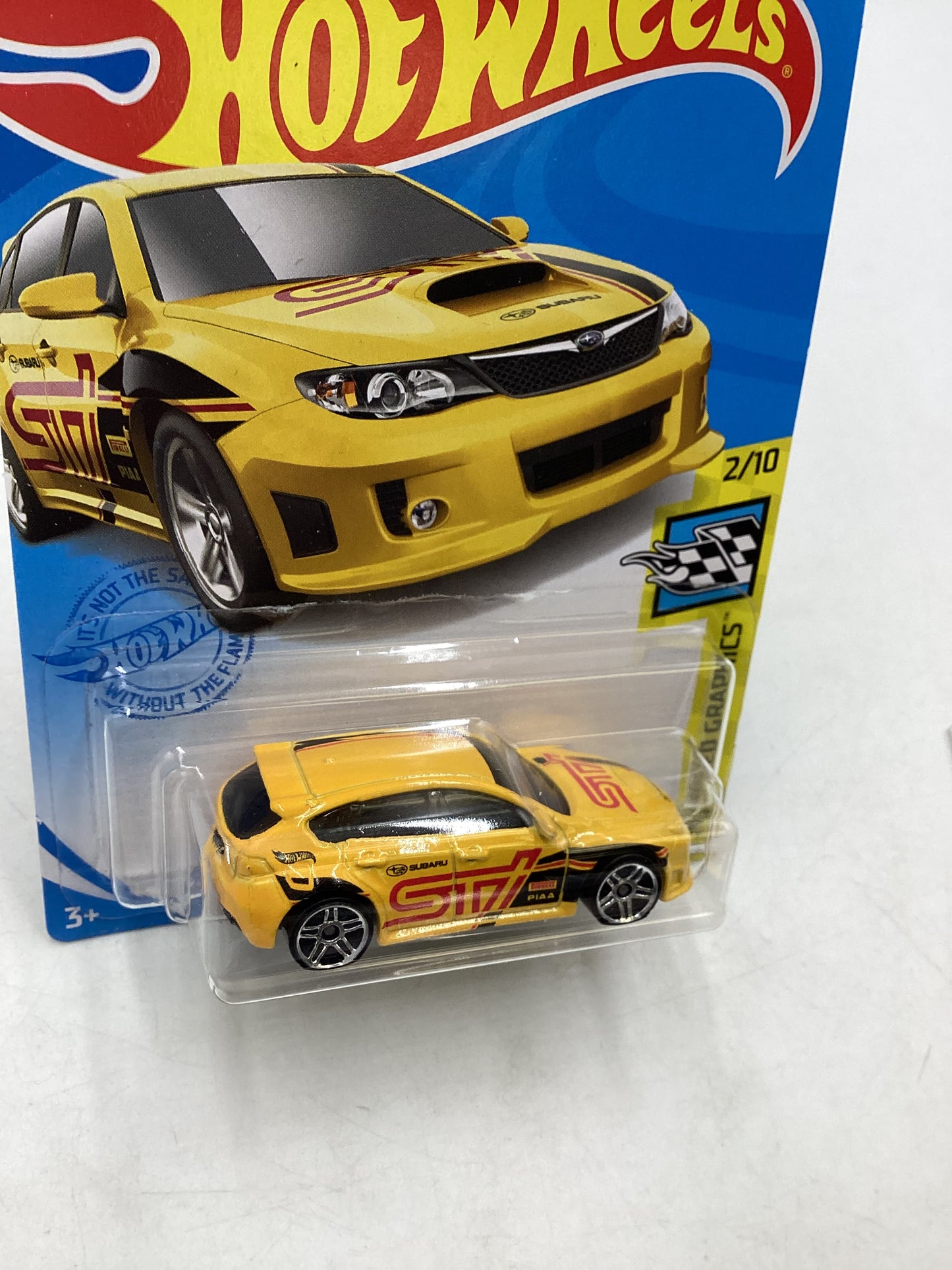 2021 Hot Wheels #68 Subaru WRX STI Yellow 89i