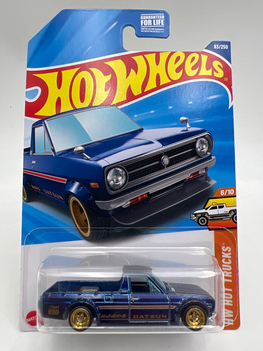 2025 Hot Wheels Super Treasure Hunt #93 1975 Datsun Sunny Truck B120 Blue W/Protector