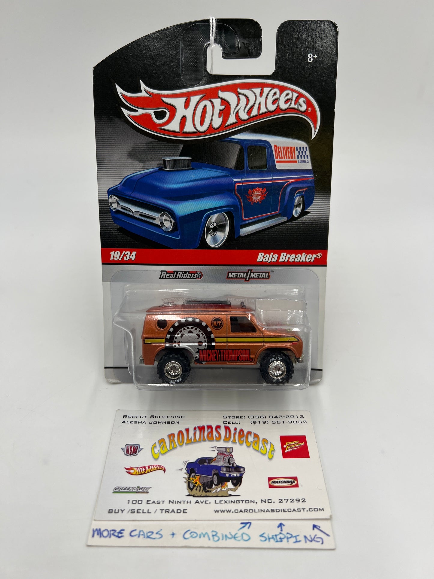 Hot Wheels Premium Delivery Series #19 Baja Breaker Mickey Thompson Copper