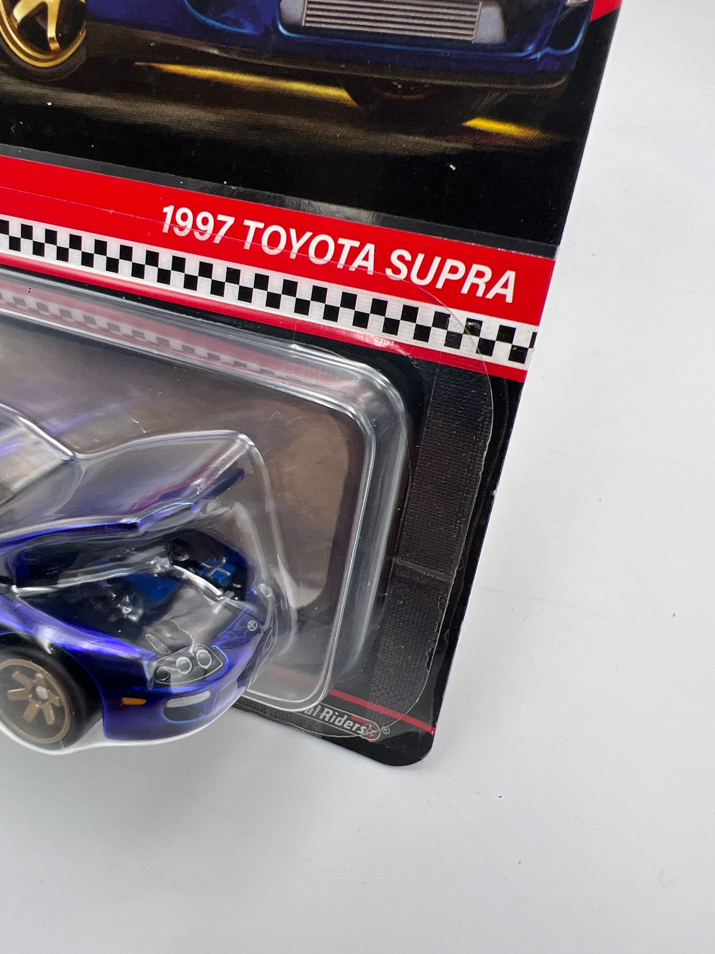 2024 Hot Wheels RLC 1997 Toyota Supra Blue W/Protector Taped Blister