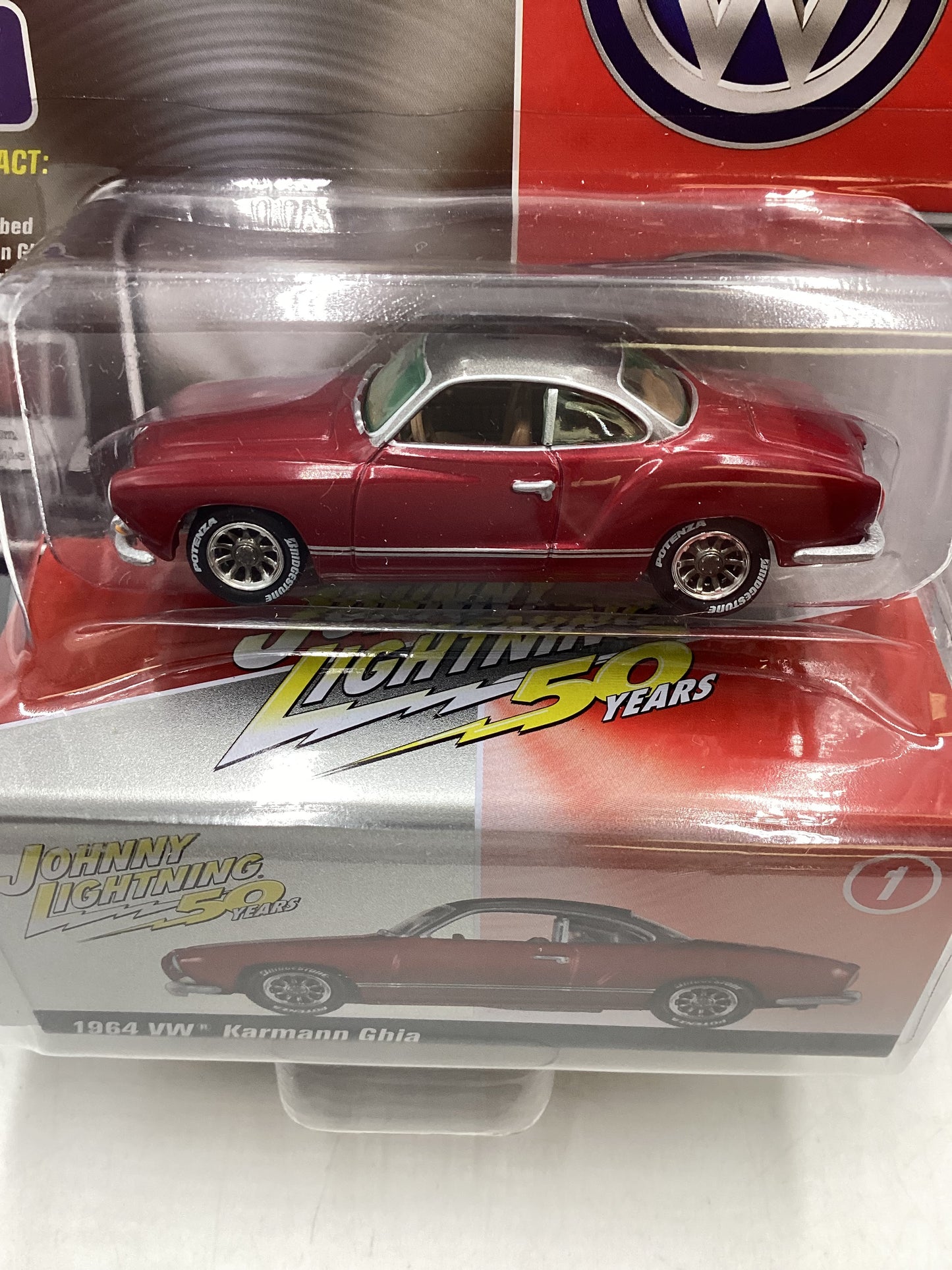 Johnny Lightning 50 Years VW 1964 Karmann Ghia 229C