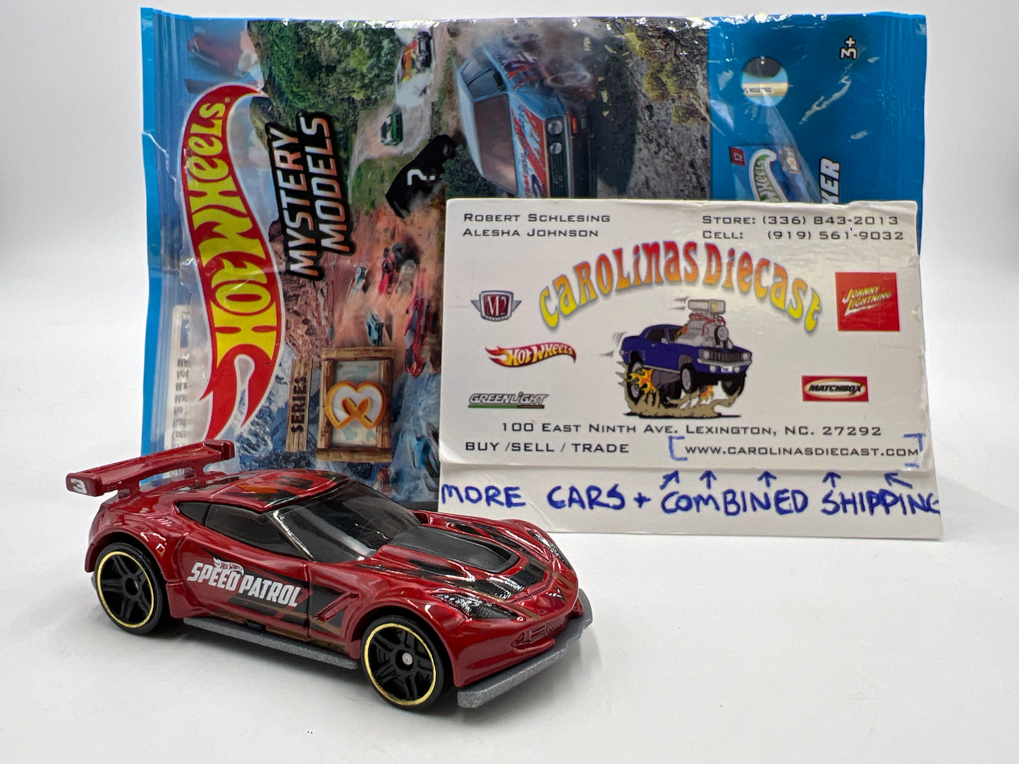 2020 Hot Wheels Mystery Models Series 3 #3 Chase Corvette C7.R Red