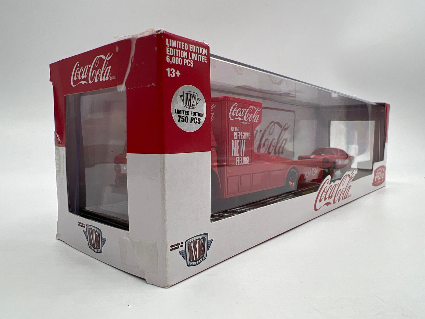 M2 Machines Auto Haulers CHASE Coca Cola 1970 Ford C-950 & 1966 Ford Mustang Gasser TW04