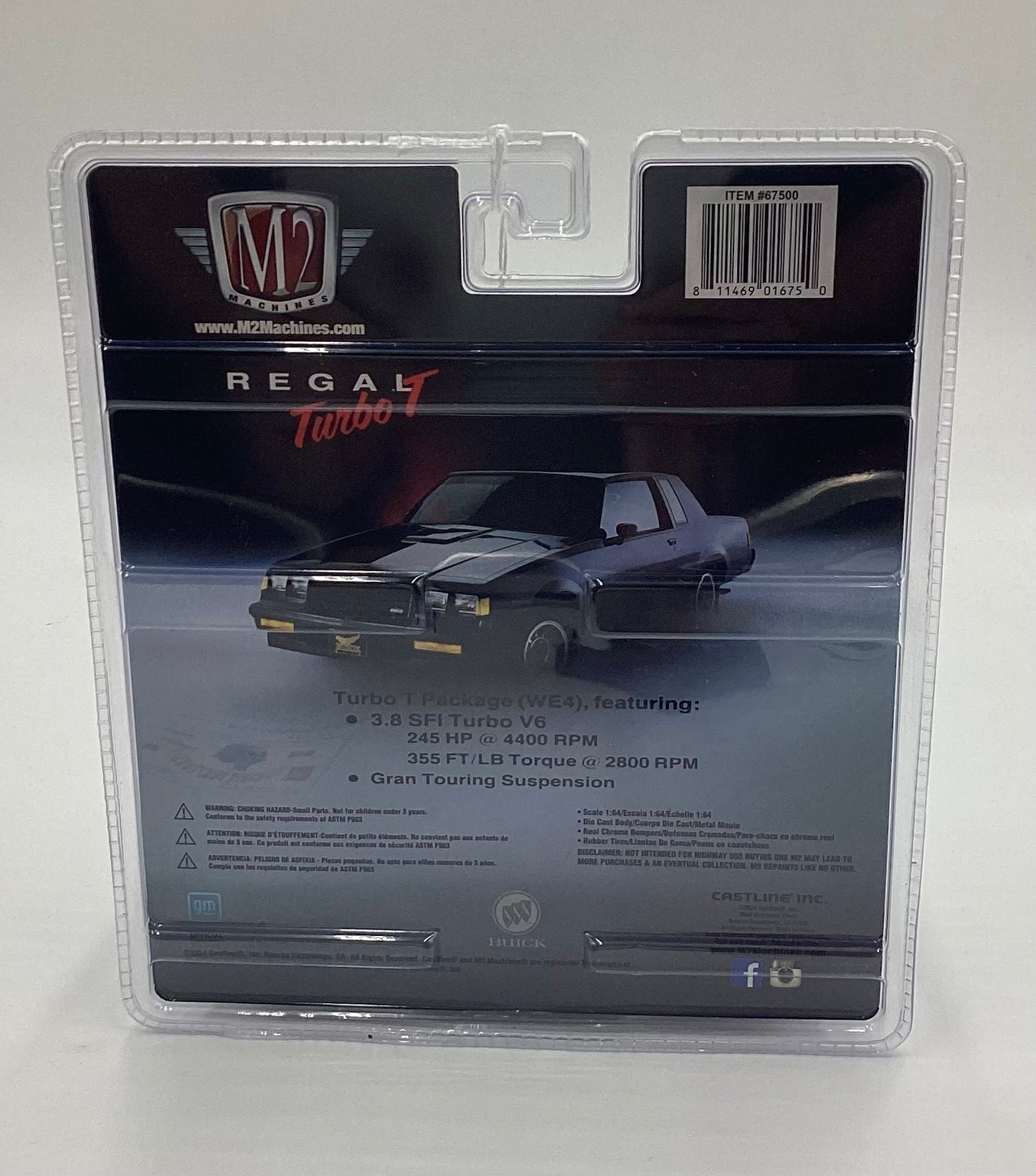 2024 M2 Machines Diorama 1987 Buick Regal T Type R06 196F