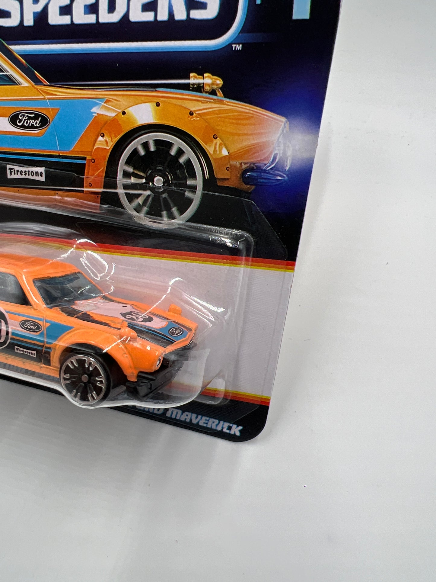 2026 Hot Wheels Neon Speeders #2 Custom Ford Maverick Orange 158E