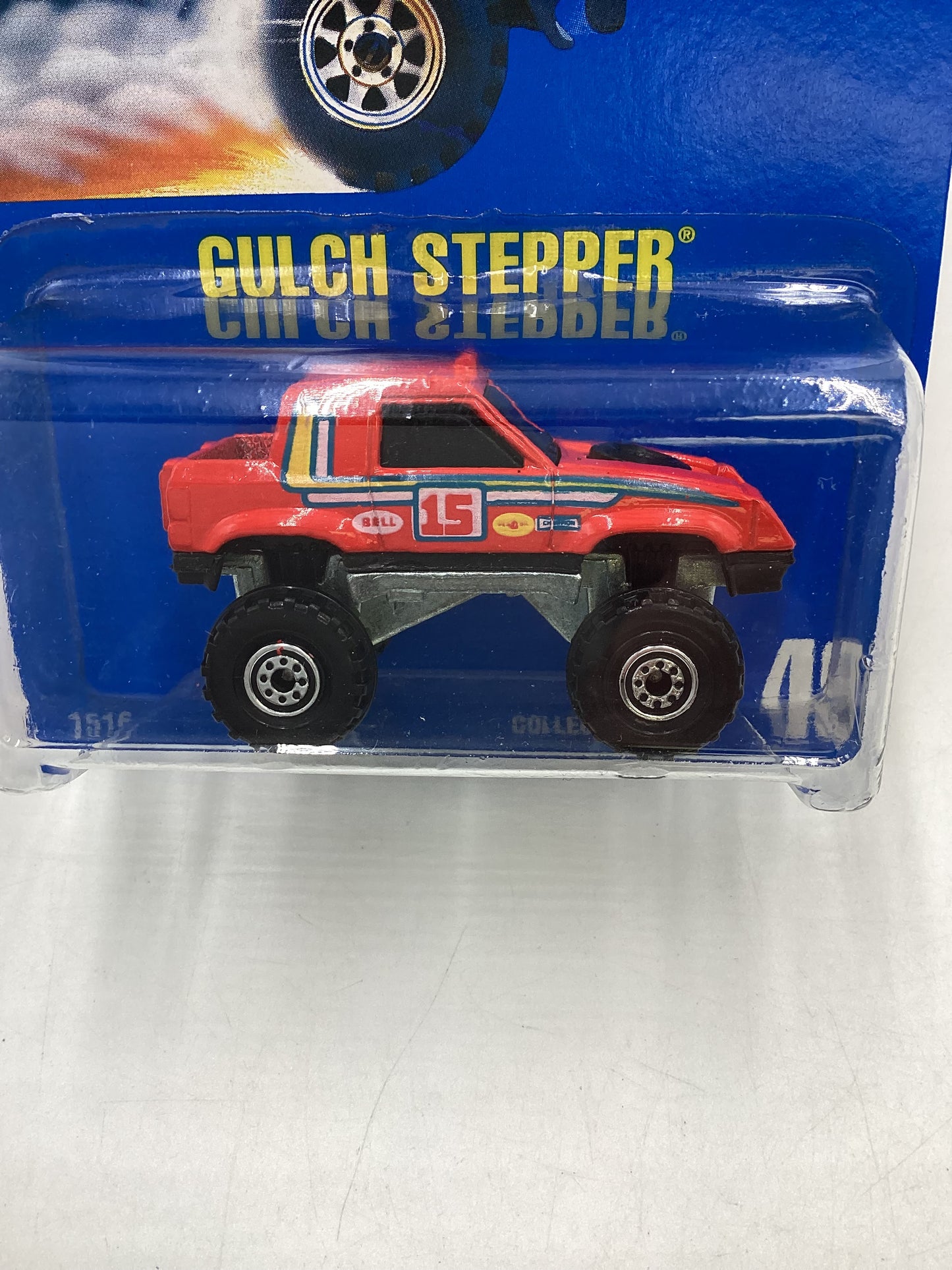 Hot Wheels Blue Card Collector No. 49 Gulch Stepper Red CT Wheels 239D