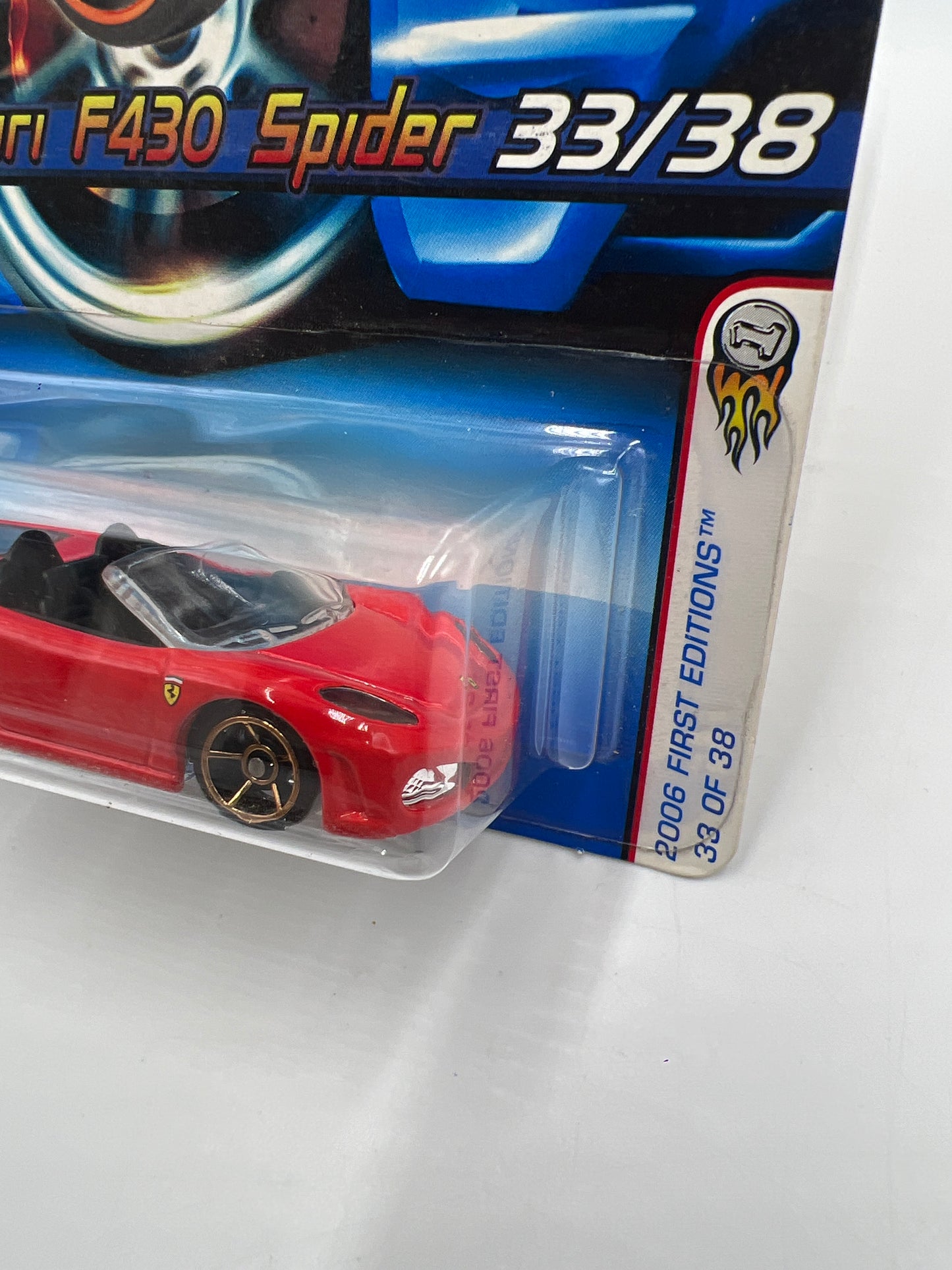 2006 Hot Wheels First Editions #033 Faster Than Ever Ferrari F430 Spider Red