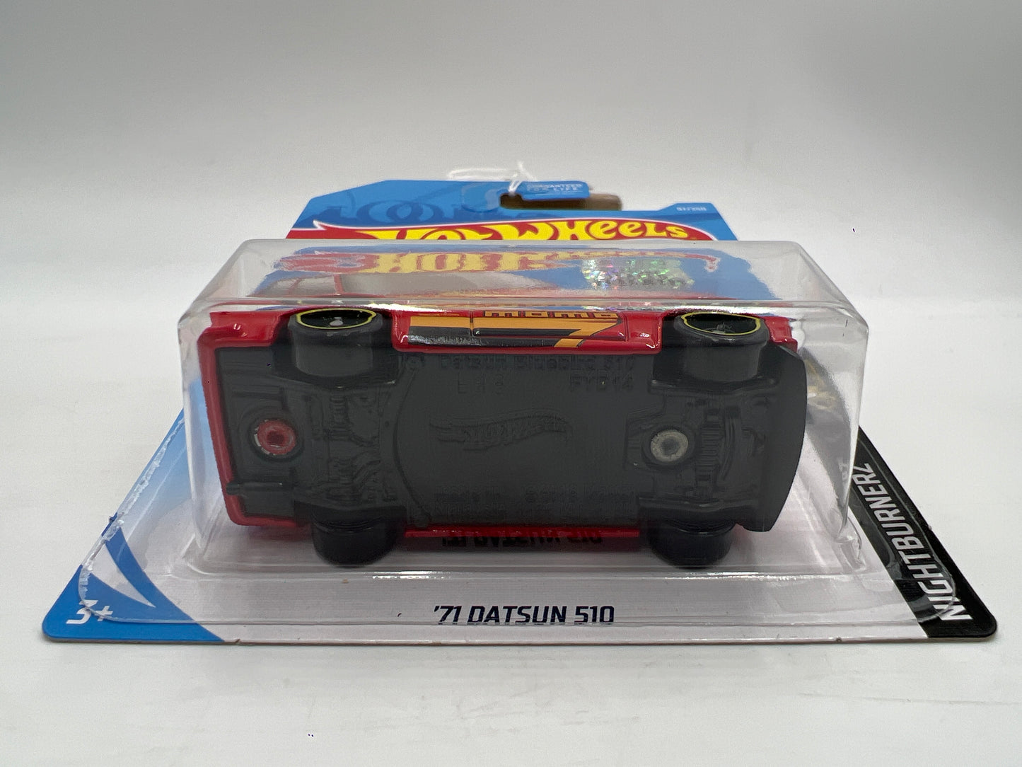2019 Hot Wheels Factory Sealed Nightburnerz #97 71 Datsun 510 Momo Red SR