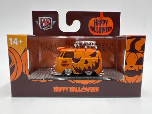 2025 M2 Machines Walmart Exclusive Halloween 1960 VW Delivery Van Orange WMTS21