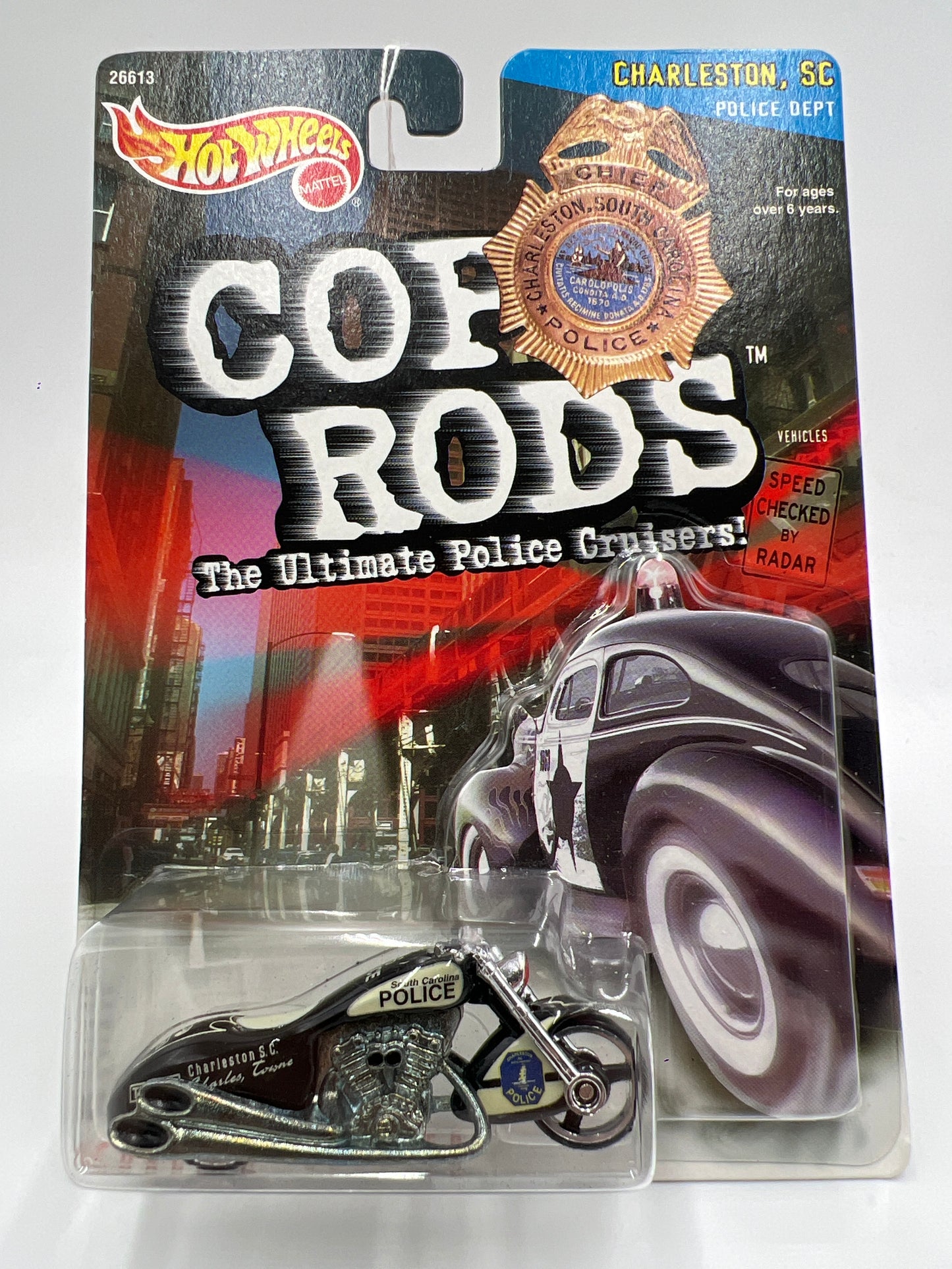 Hot Wheels Cop Rods Series 2 Charleston SC Scorchin Scooter