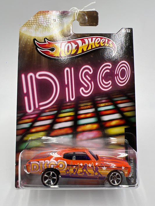2013 Hot Wheels Jukebox #18 Disco 70 Chevelle SS Orange 151D