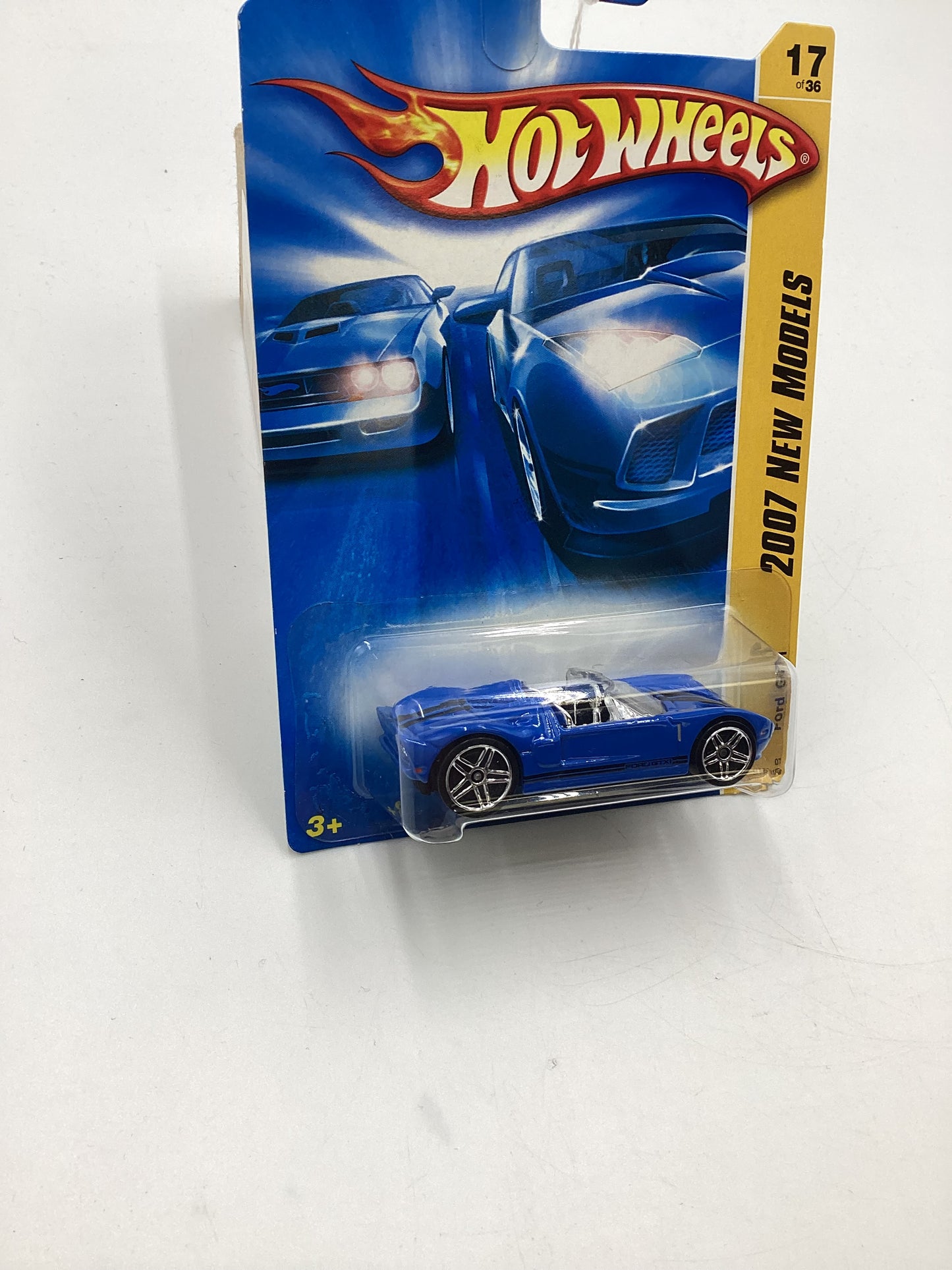 2007 Hot Wheels New Models #17 Ford GTX1 Blue OH5 Wheels 25D