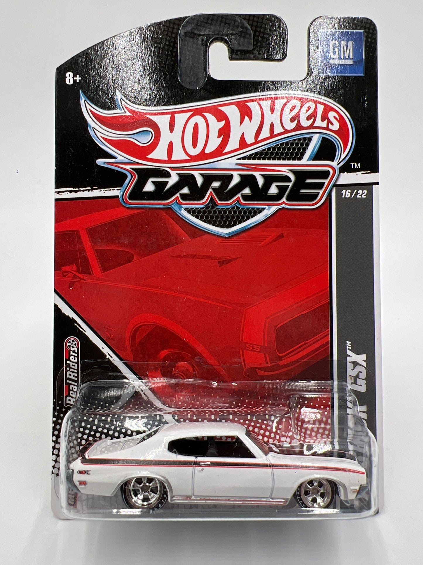 Hot Wheels Premium Garage Series #16 70 Buick GSX White W/Protector